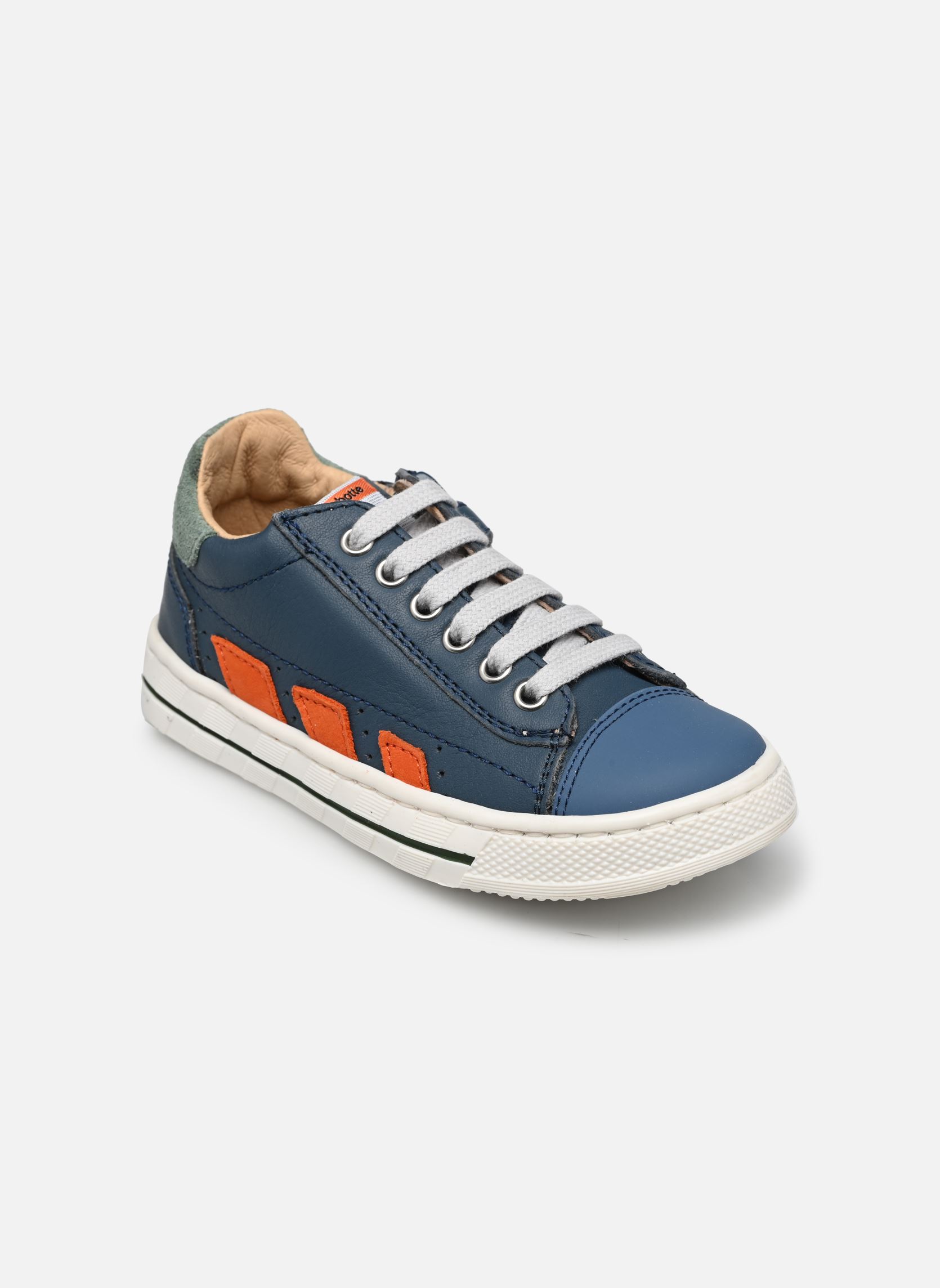 Niedrige Sneaker Alert jungen blau Babybotte Niedrige Sneaker Alert jungen blau BLEU