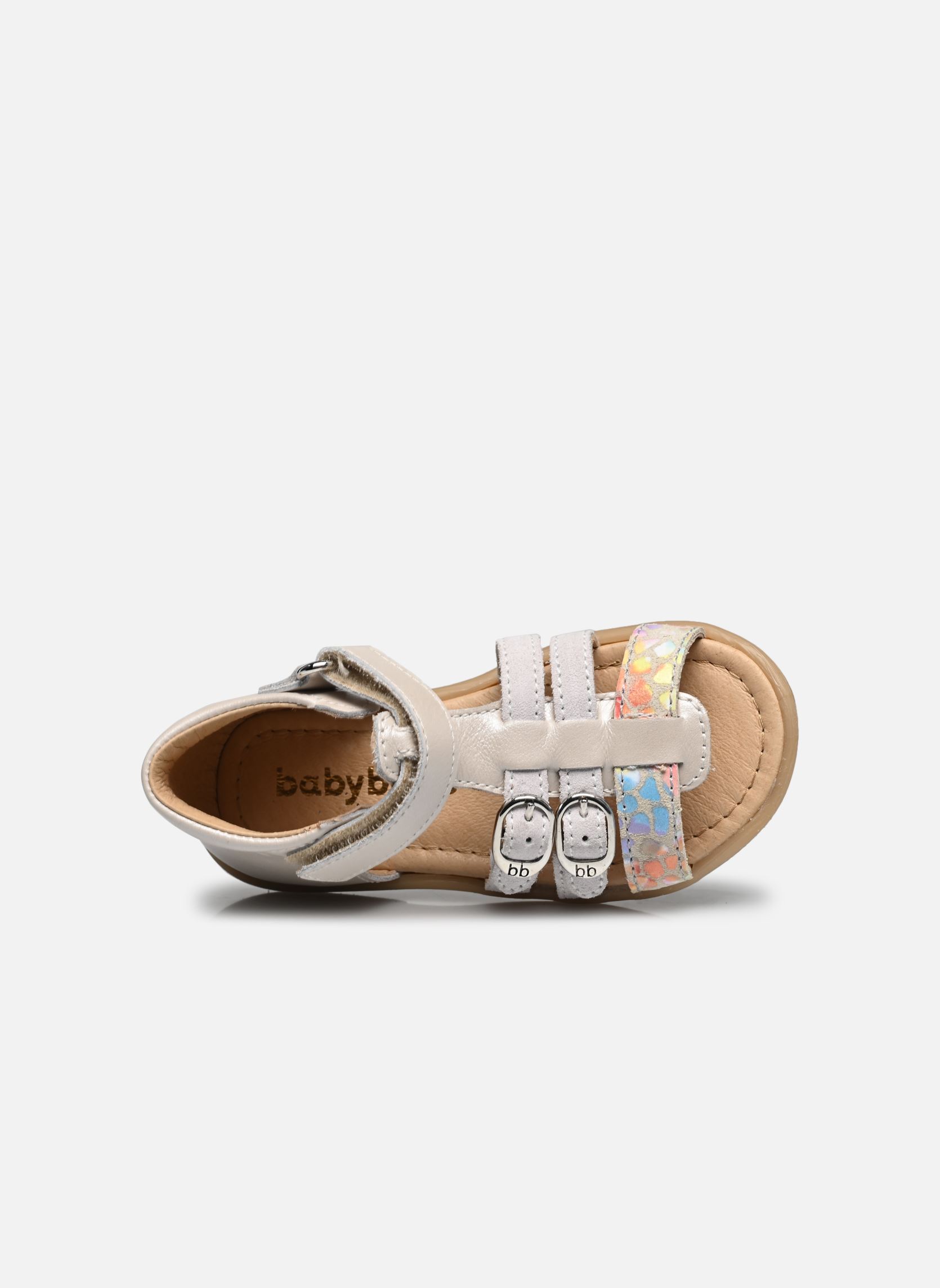 Sandalen Timide mädchen weiß Babybotte Sandalen Timide mädchen weiß BLANC
