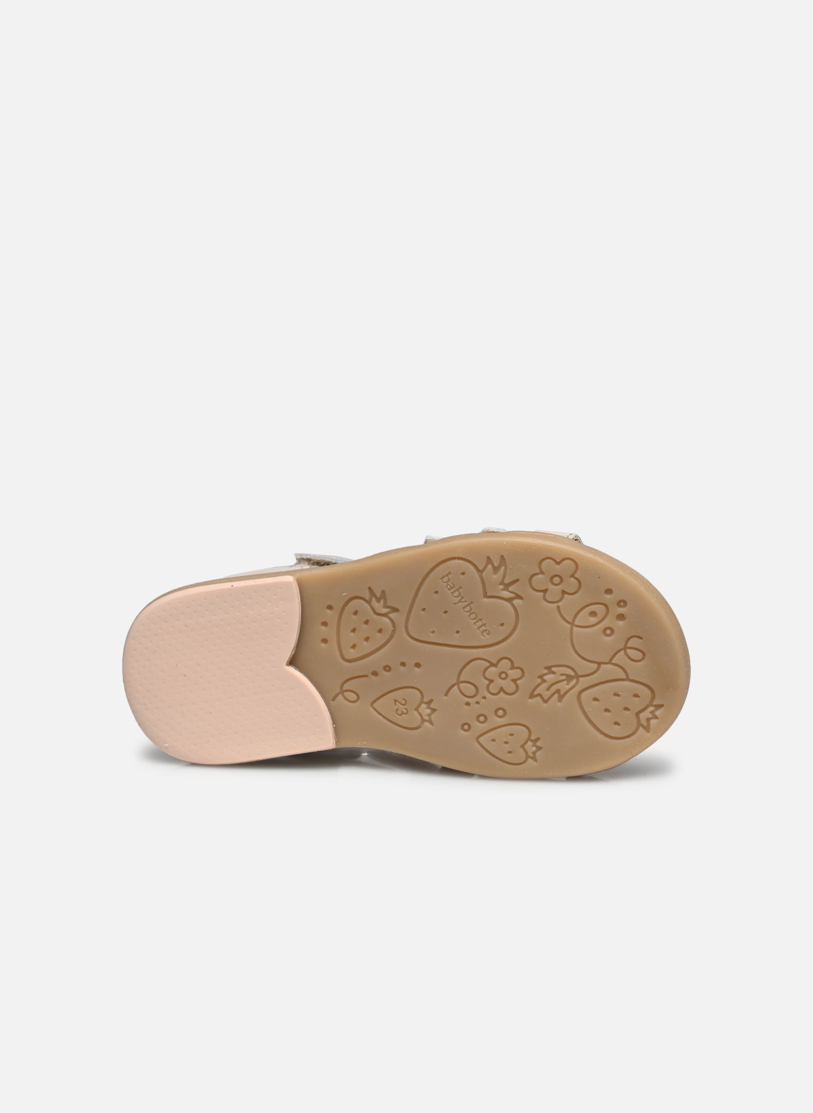 Sandalen Timide mädchen weiß Babybotte Sandalen Timide mädchen weiß BLANC