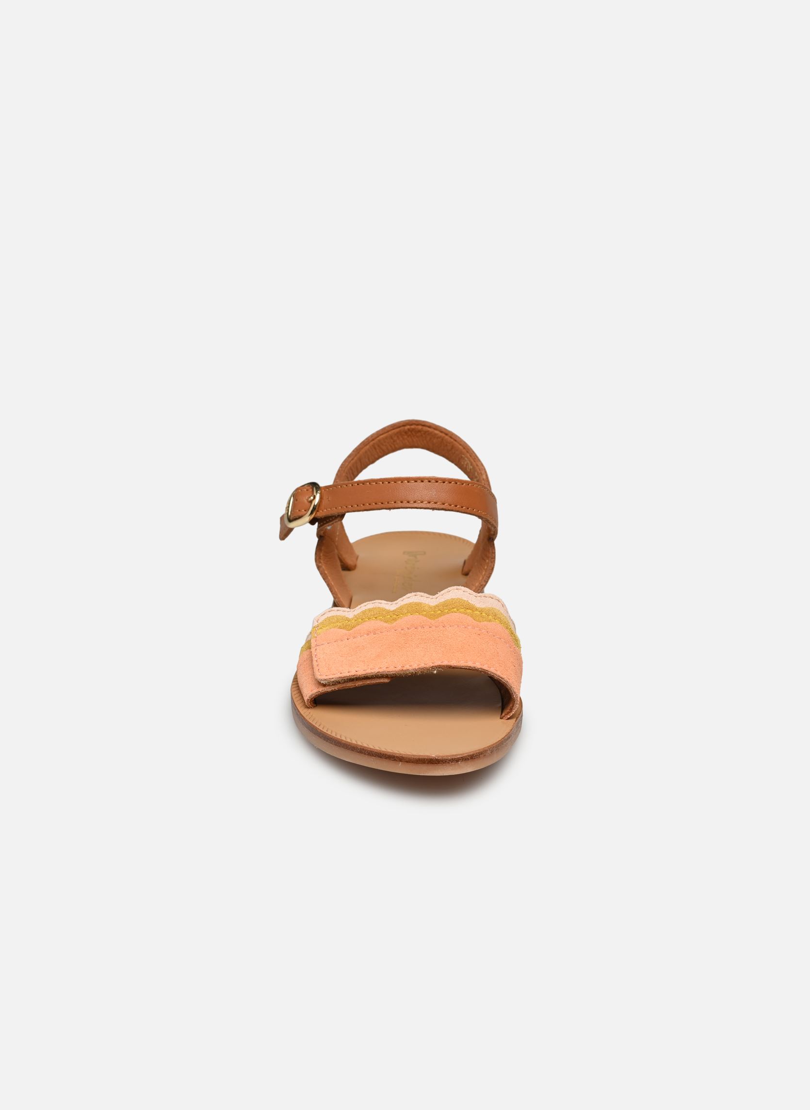 Sandales Yacht fille marron Babybotte Sandales Yacht fille marron COGNAC MULTI 1
