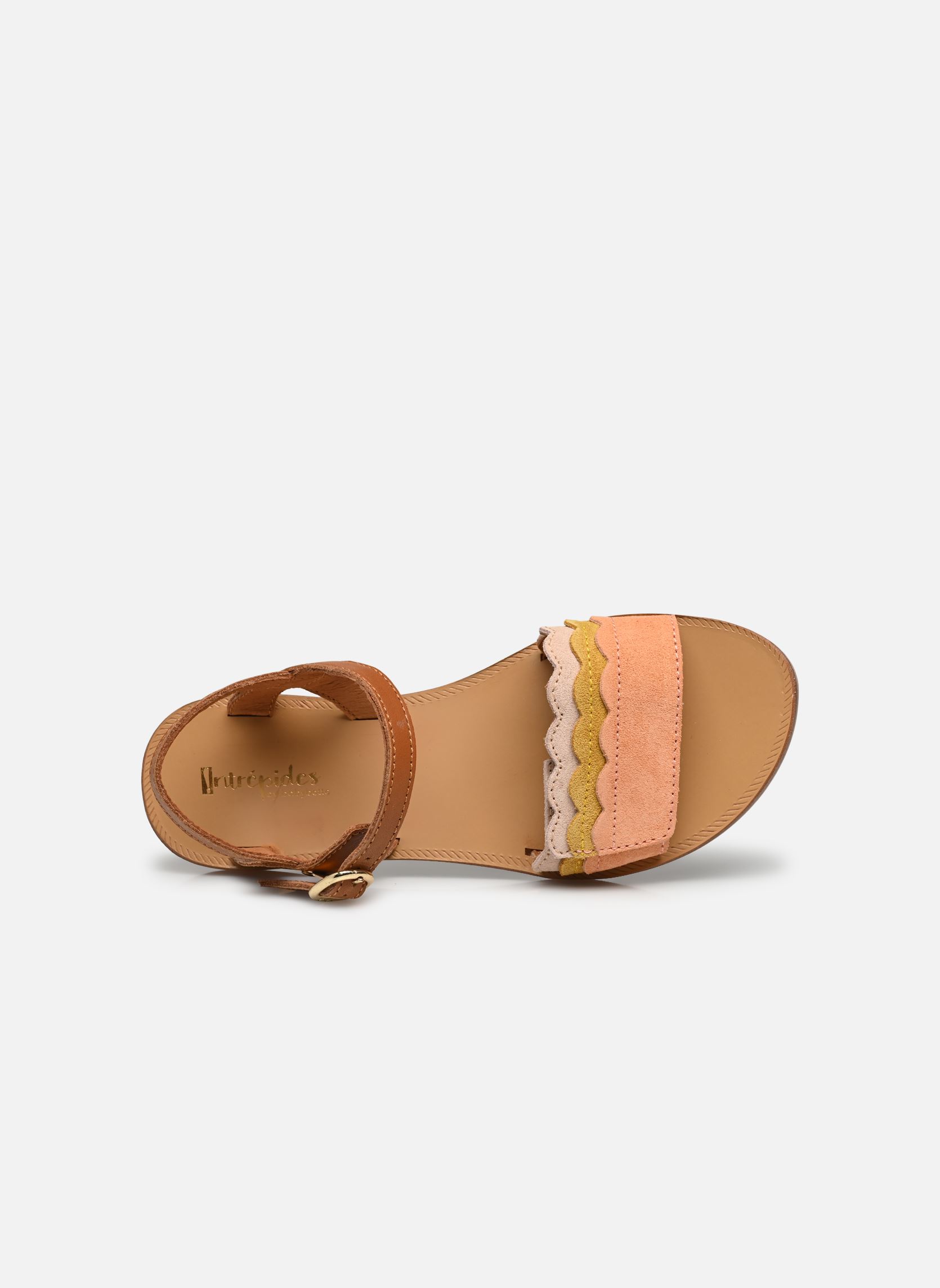 Sandales Yacht fille marron Babybotte Sandales Yacht fille marron COGNAC MULTI 1