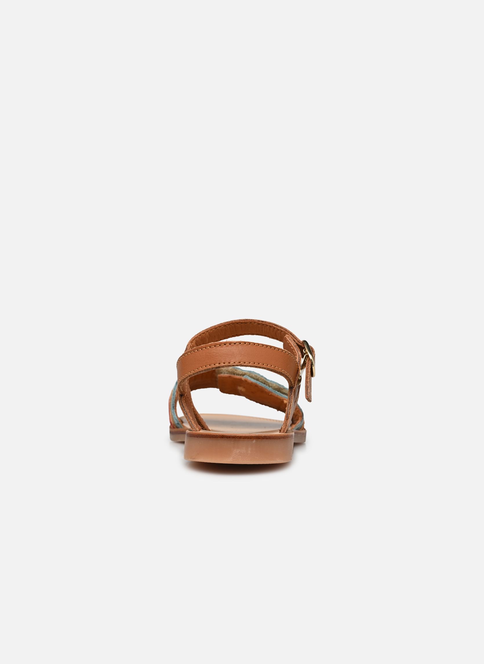 Sandales Yacht fille marron Babybotte Sandales Yacht fille marron COGNAC MULTI 2