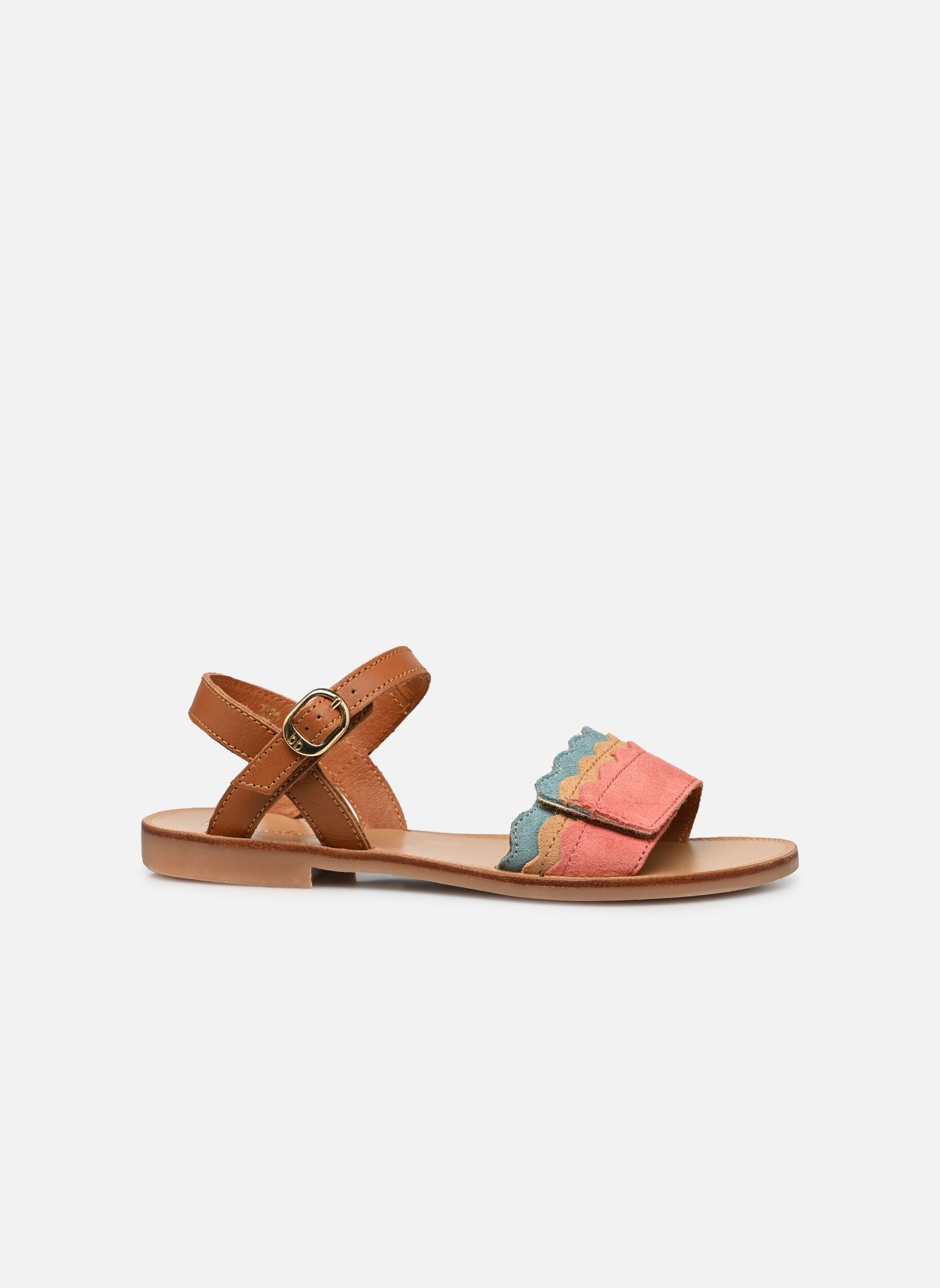 Sandales Yacht fille marron Babybotte Sandales Yacht fille marron COGNAC MULTI 2