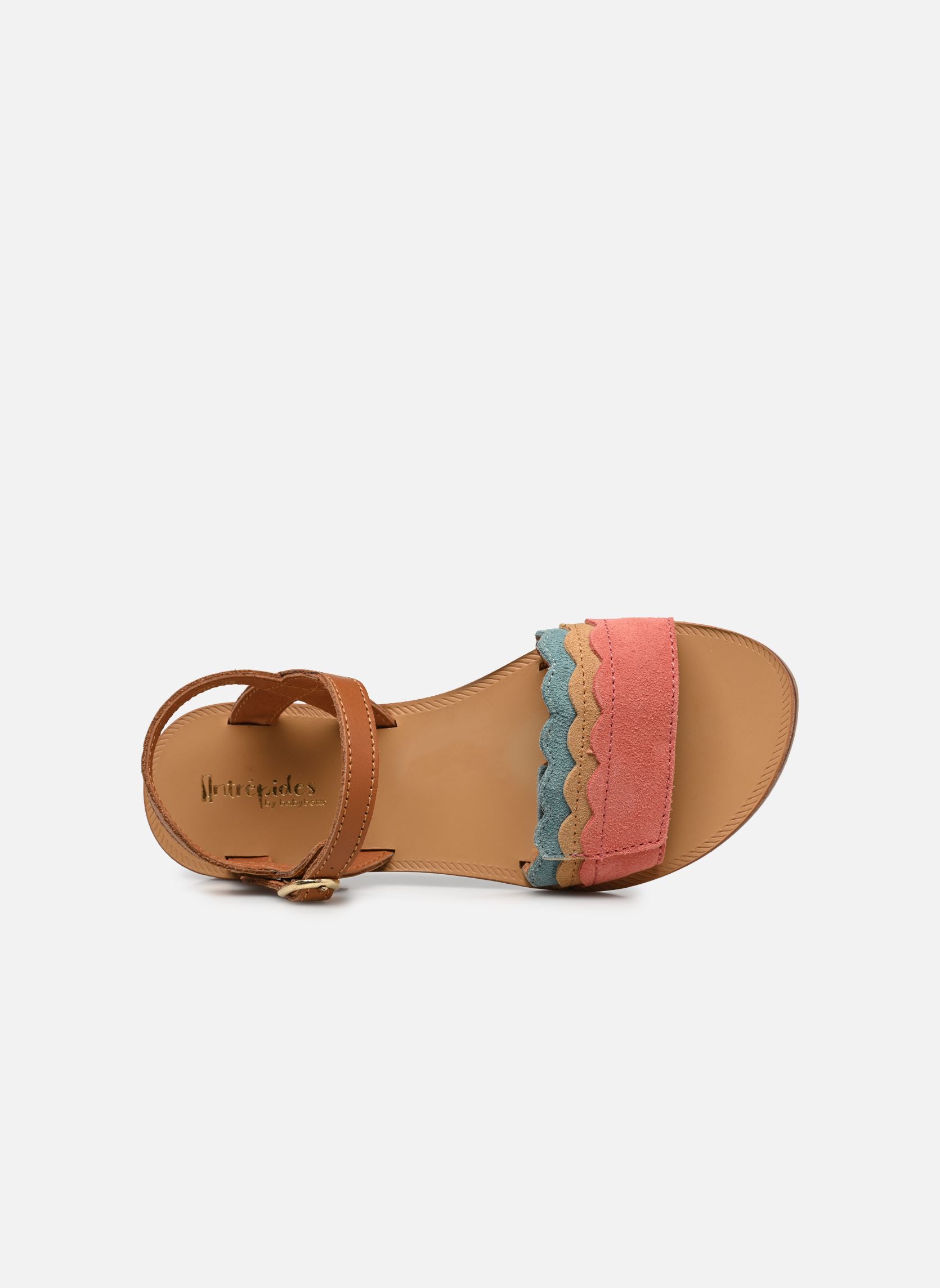 Sandales Yacht fille marron Babybotte Sandales Yacht fille marron COGNAC MULTI 2