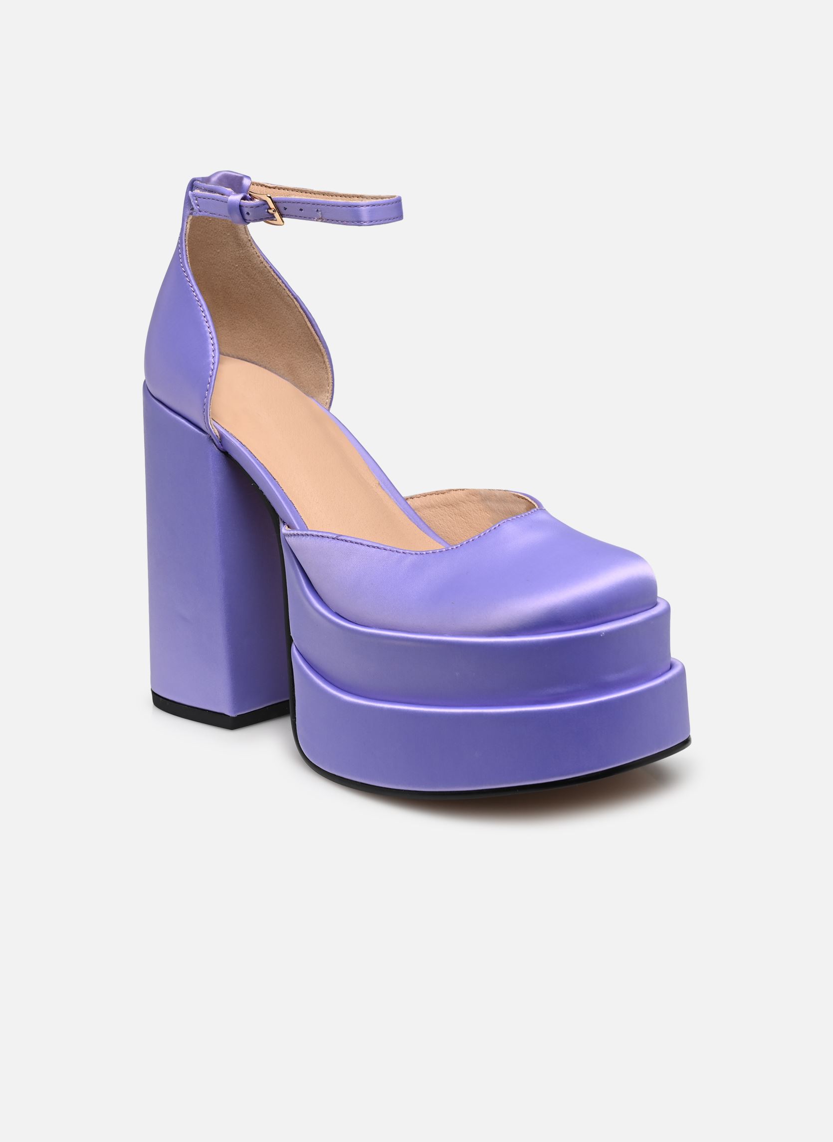 Slingback pumps Charlize dames paars Steve Madden Slingback pumps Charlize dames paars Purple Satin