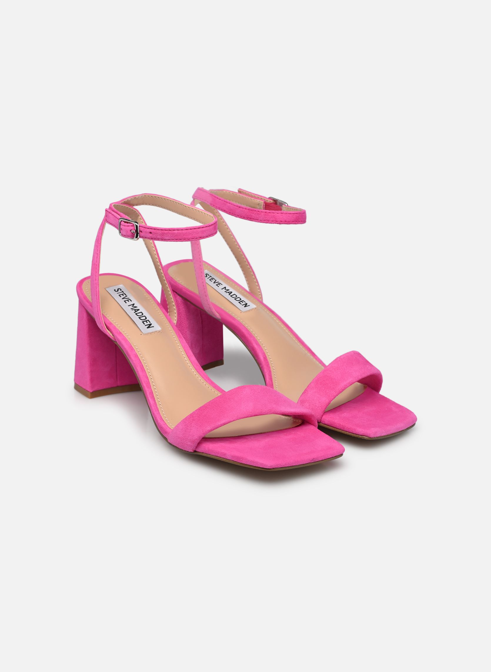 Sandalen Luxe damen rosa Steve Madden Sandalen Luxe damen rosa Magenta Suede