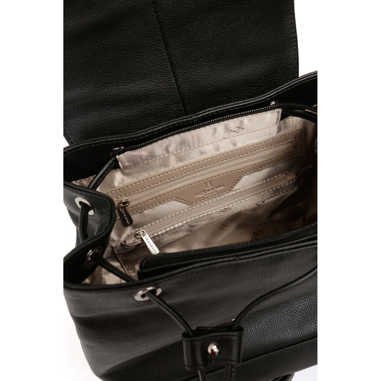 Sac à dos 15 & tablette & a4 cuir confort Hexagona | La Redoute