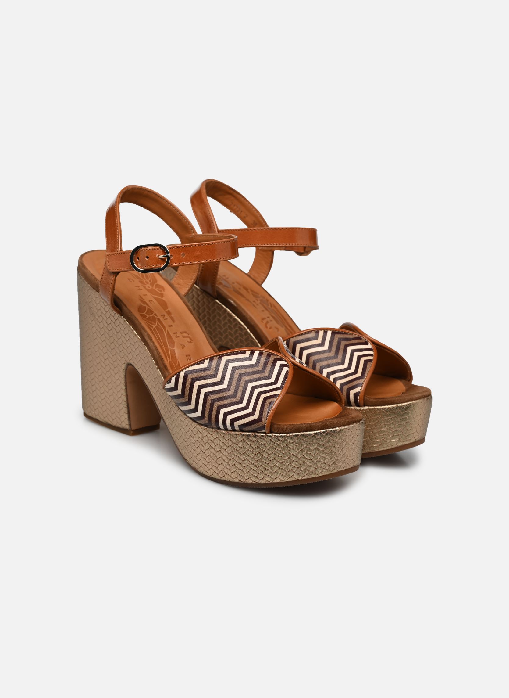 Sandales compensées et plateformes Dede femme marron Chie Mihara Sandales compensées et plateformes Dede femme marron Terra