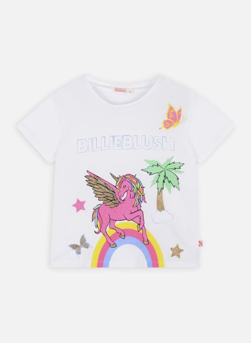 Billieblush T-shirt Manches Longues Fille - 100% Coton, Col Rond, Illustration Brillante, Coupe Large - 6