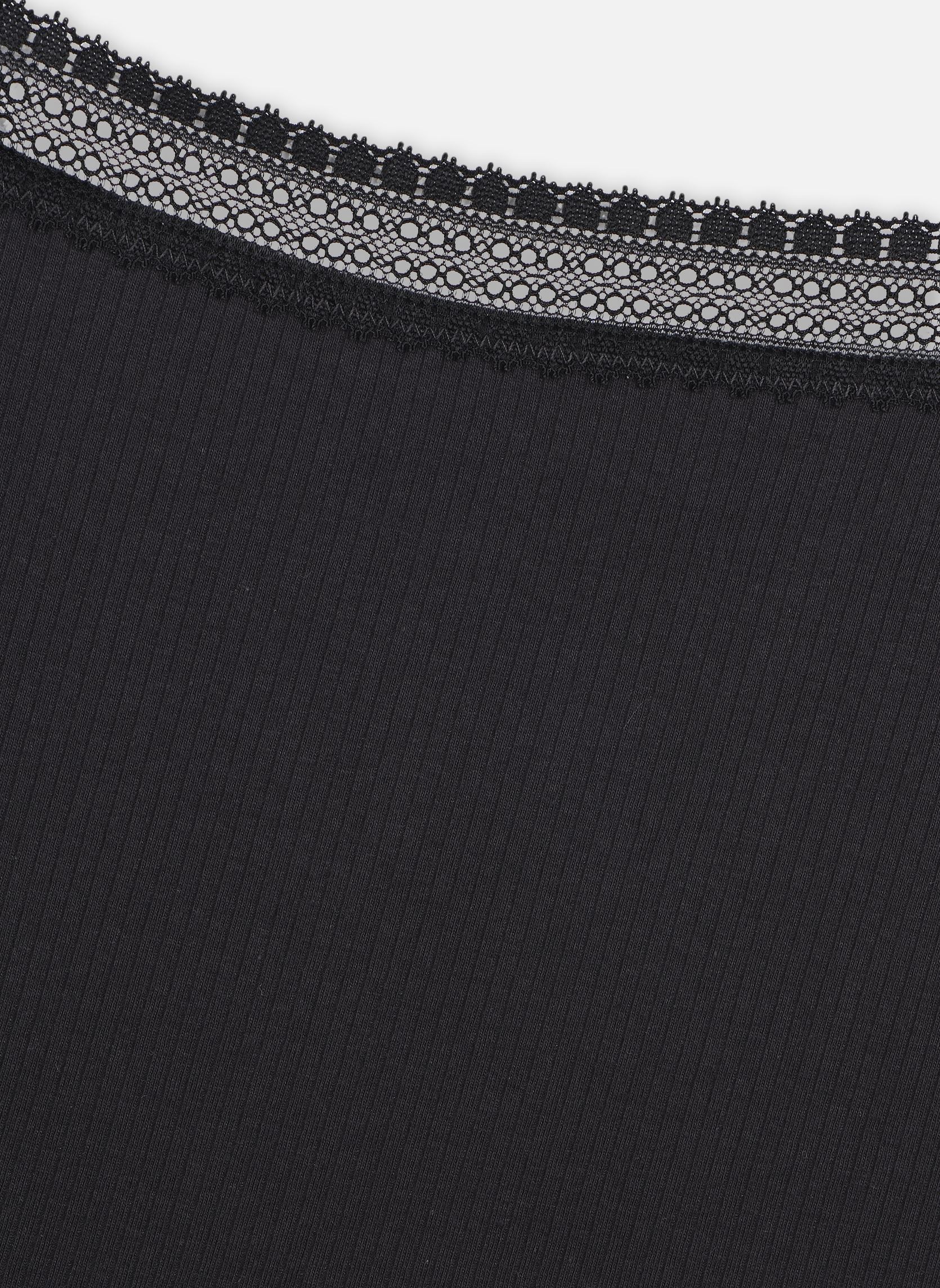 Brassières GO Ribbed Crop top femme noir Sloggi Brassières GO Ribbed Crop top femme noir 0004_NOIR