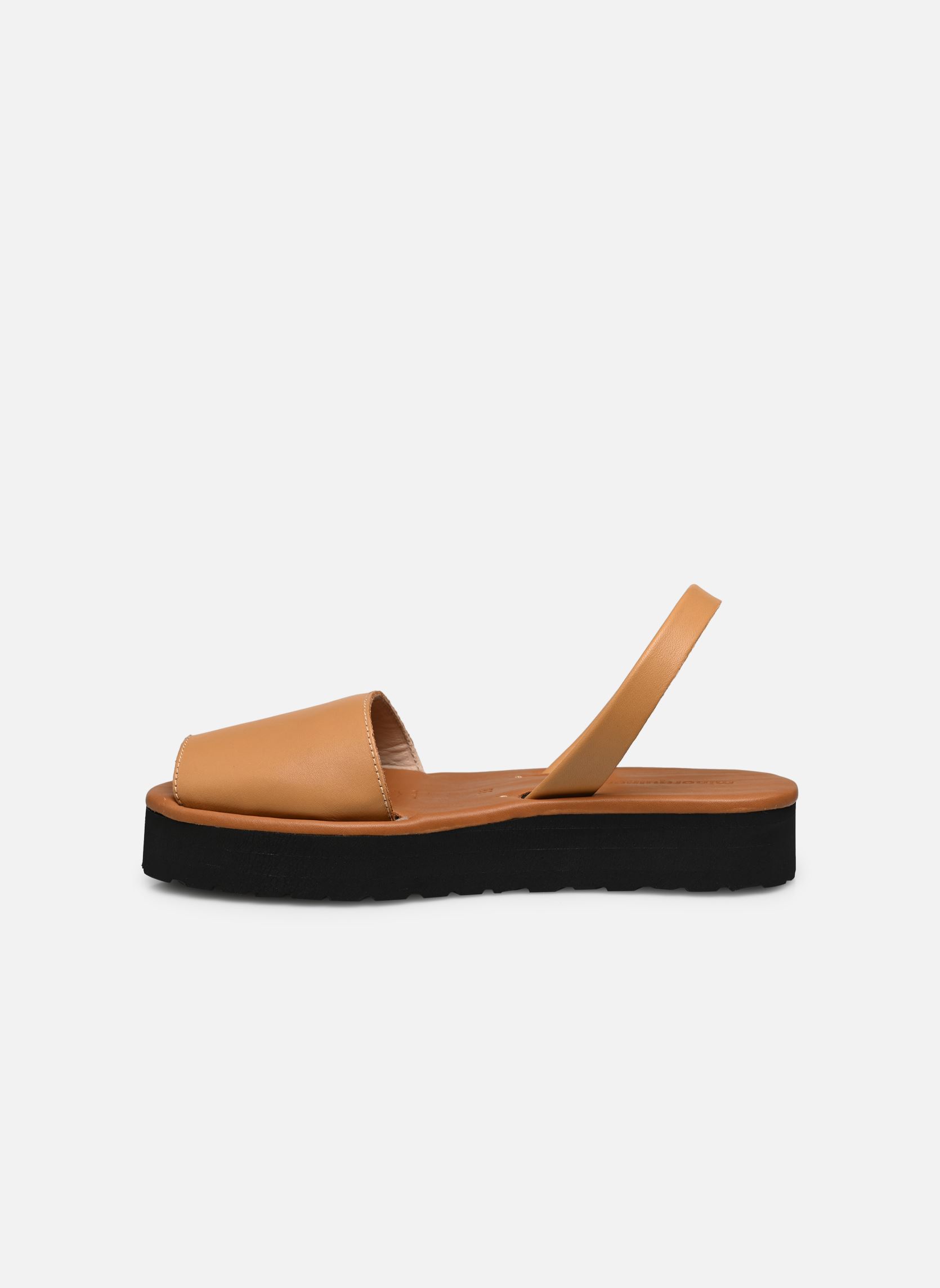 Sandales Avarca Platja Plateforme Cuir Naturel femme marron Minorquines Sandales Avarca Platja Plateforme Cuir Naturel femme marron NATUREL