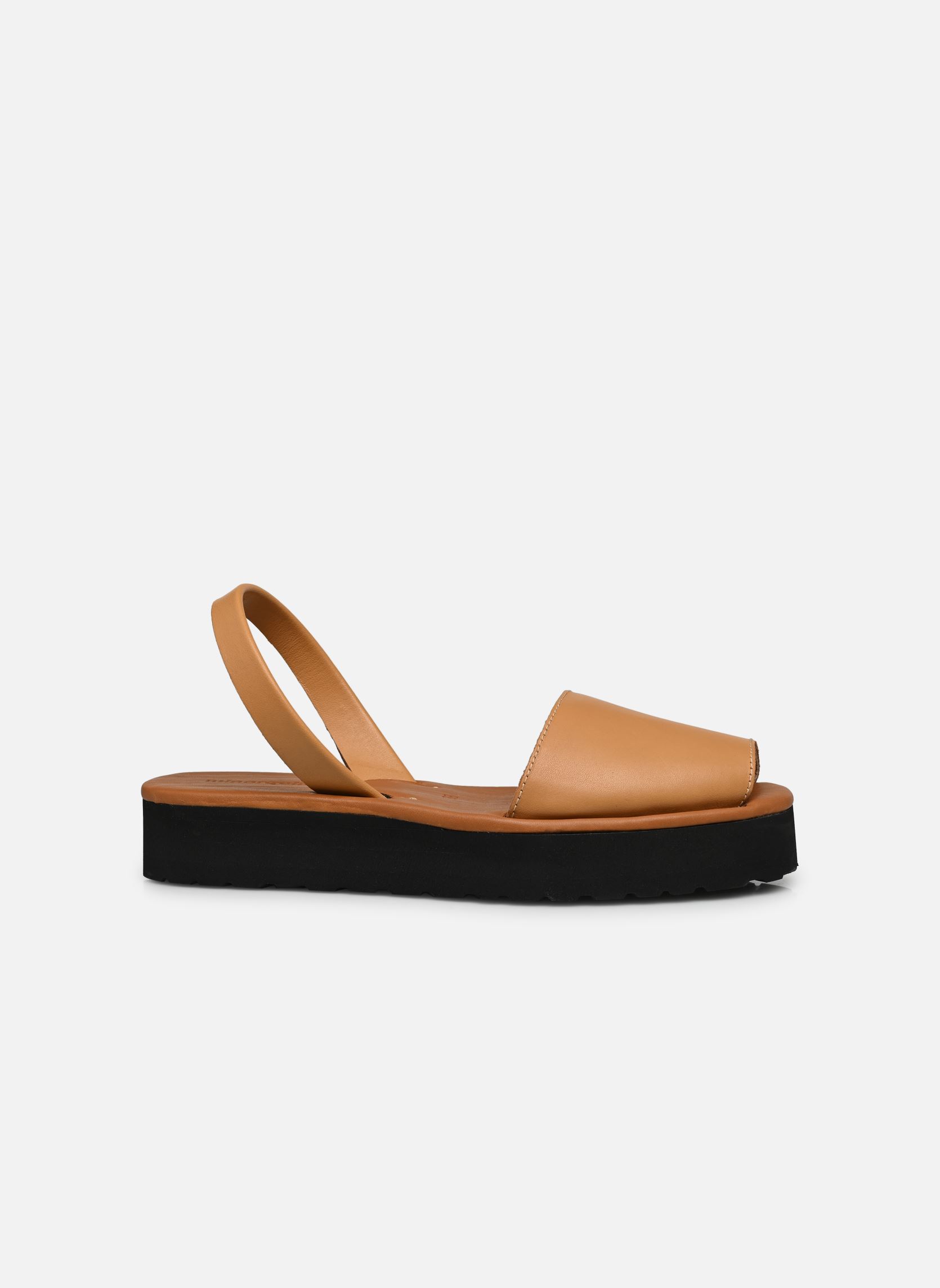 Sandales Avarca Platja Plateforme Cuir Naturel femme marron Minorquines Sandales Avarca Platja Plateforme Cuir Naturel femme marron NATUREL