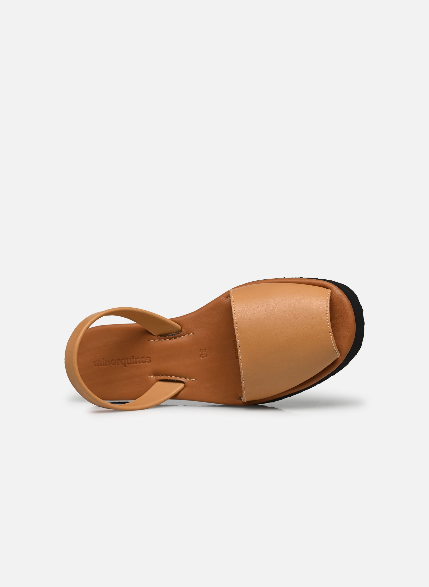 Sandales Avarca Platja Plateforme Cuir Naturel femme marron Minorquines Sandales Avarca Platja Plateforme Cuir Naturel femme marron NATUREL