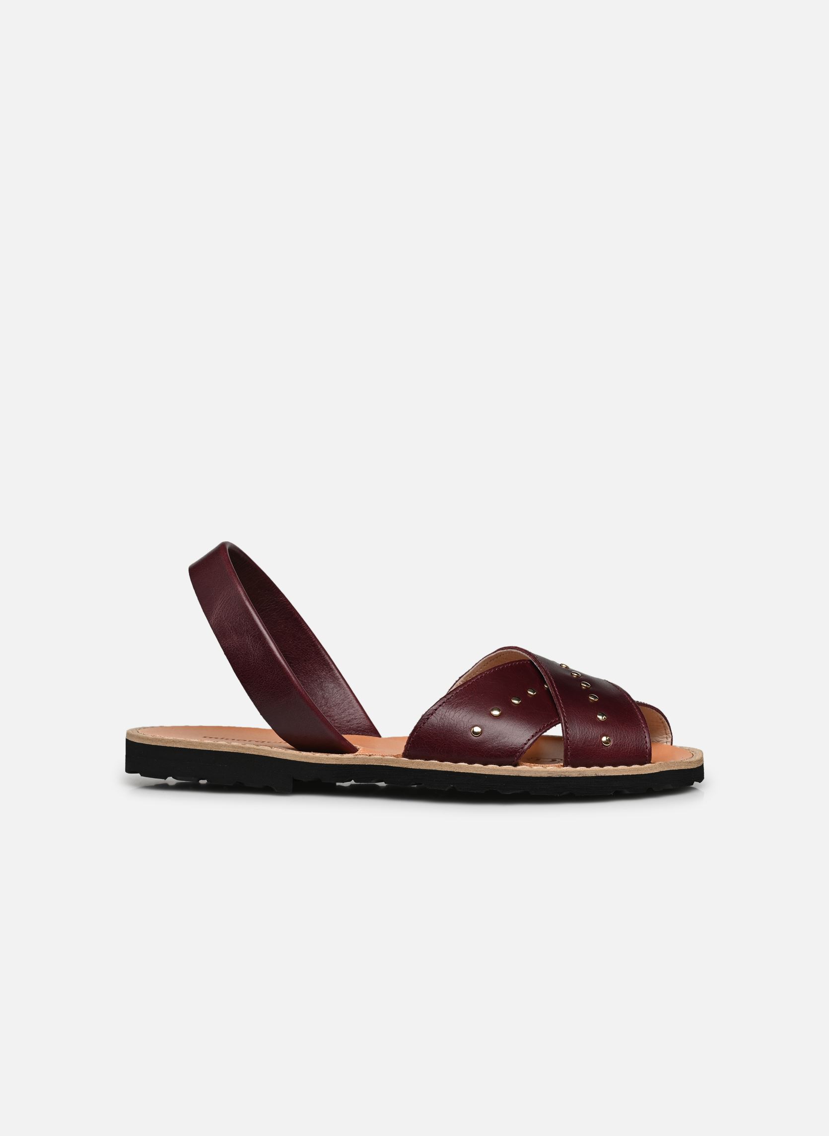 Sandalen Avarca Rock Cuir Vintage Burdeos damen bordeaux Minorquines Sandalen Avarca Rock Cuir Vintage Burdeos damen bordeaux BURDEOS
