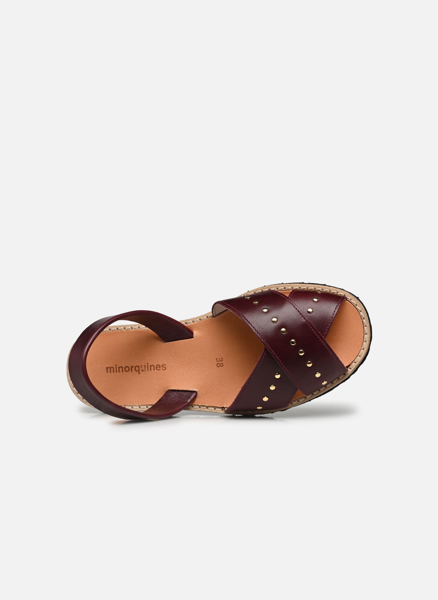 Sandalen Avarca Rock Cuir Vintage Burdeos damen bordeaux Minorquines Sandalen Avarca Rock Cuir Vintage Burdeos damen bordeaux BURDEOS