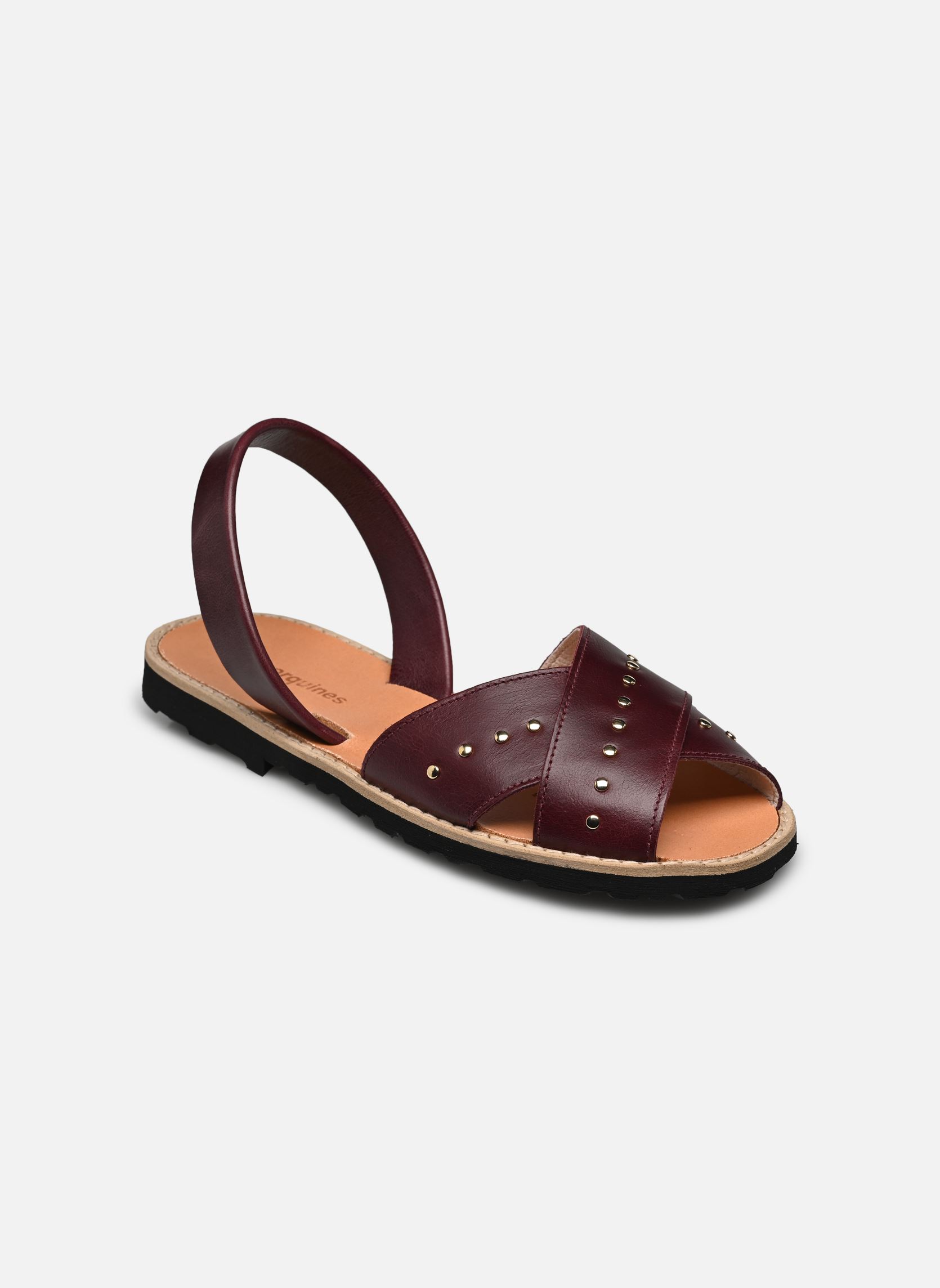 Sandalen Avarca Rock Cuir Vintage Burdeos damen bordeaux Minorquines Sandalen Avarca Rock Cuir Vintage Burdeos damen bordeaux BURDEOS