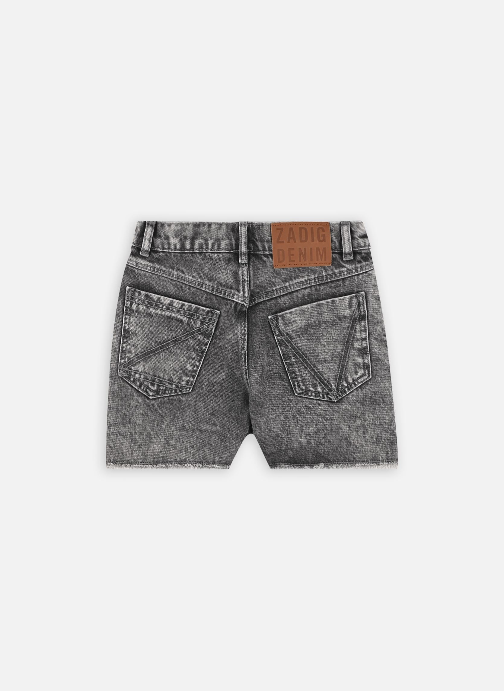 T-shirt Fille Zadig & Voltaire Gris - Taille 12-13 Ans - Occasion Très Bon état