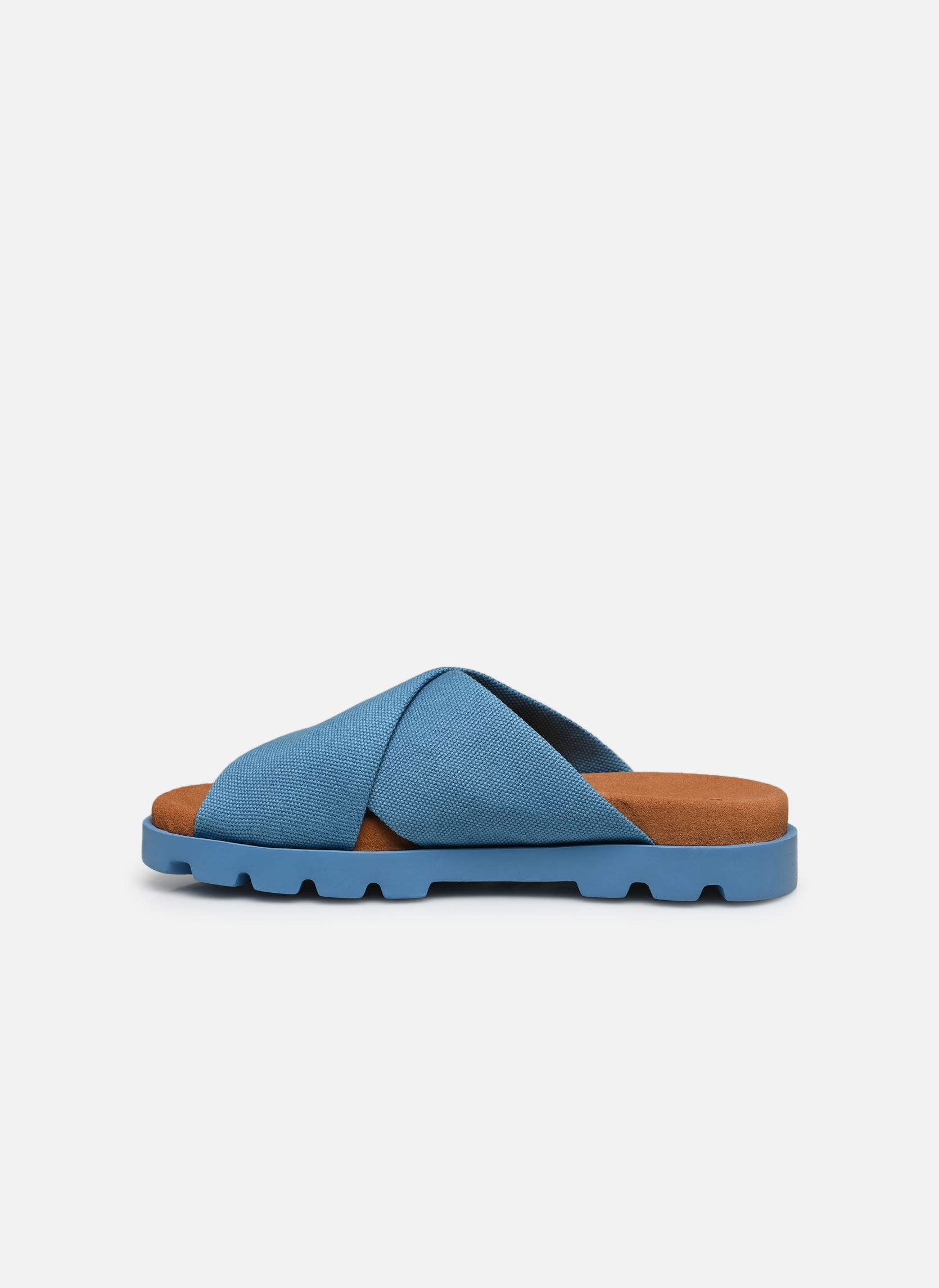 Mules Brutus Sandal K201322-009 femme bleu Camper Mules Brutus Sandal K201322-009 femme bleu Lona Cefiro/BrutusSand Cefiro