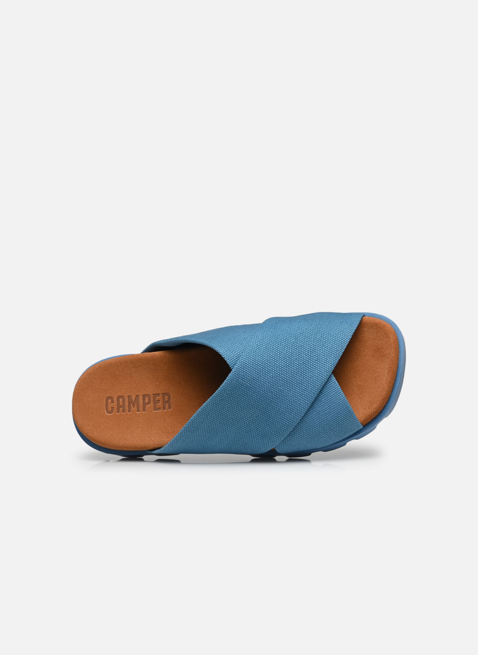 Mules Brutus Sandal K201322-009 femme bleu Camper Mules Brutus Sandal K201322-009 femme bleu Lona Cefiro/BrutusSand Cefiro