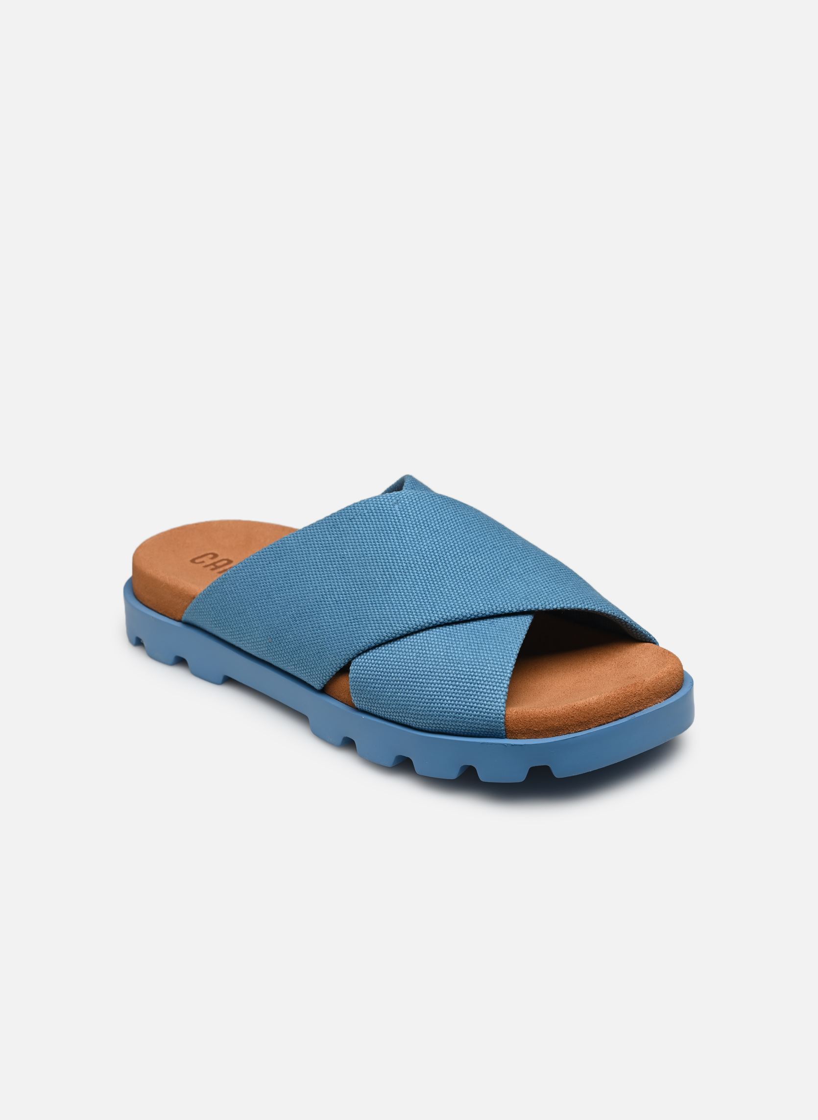 Mules Brutus Sandal K201322-009 femme bleu Camper Mules Brutus Sandal K201322-009 femme bleu Lona Cefiro/BrutusSand Cefiro