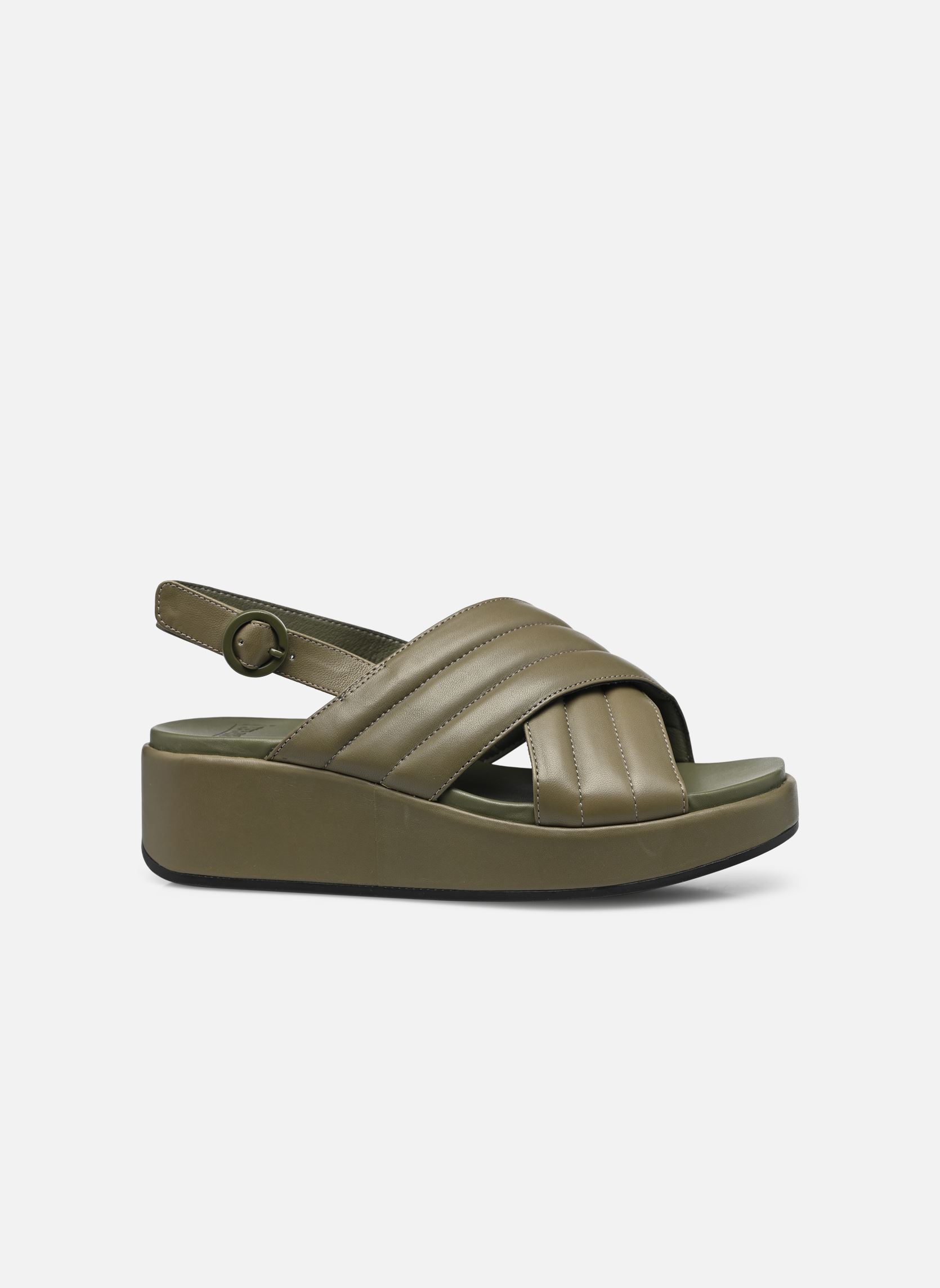 Sandalen met sleehak en plateau Misia K201351-005 dames groen Camper Sandalen met sleehak en plateau Misia K201351-005 dames groen SUPERSOFT ROMERO/MISIA SPRS RO