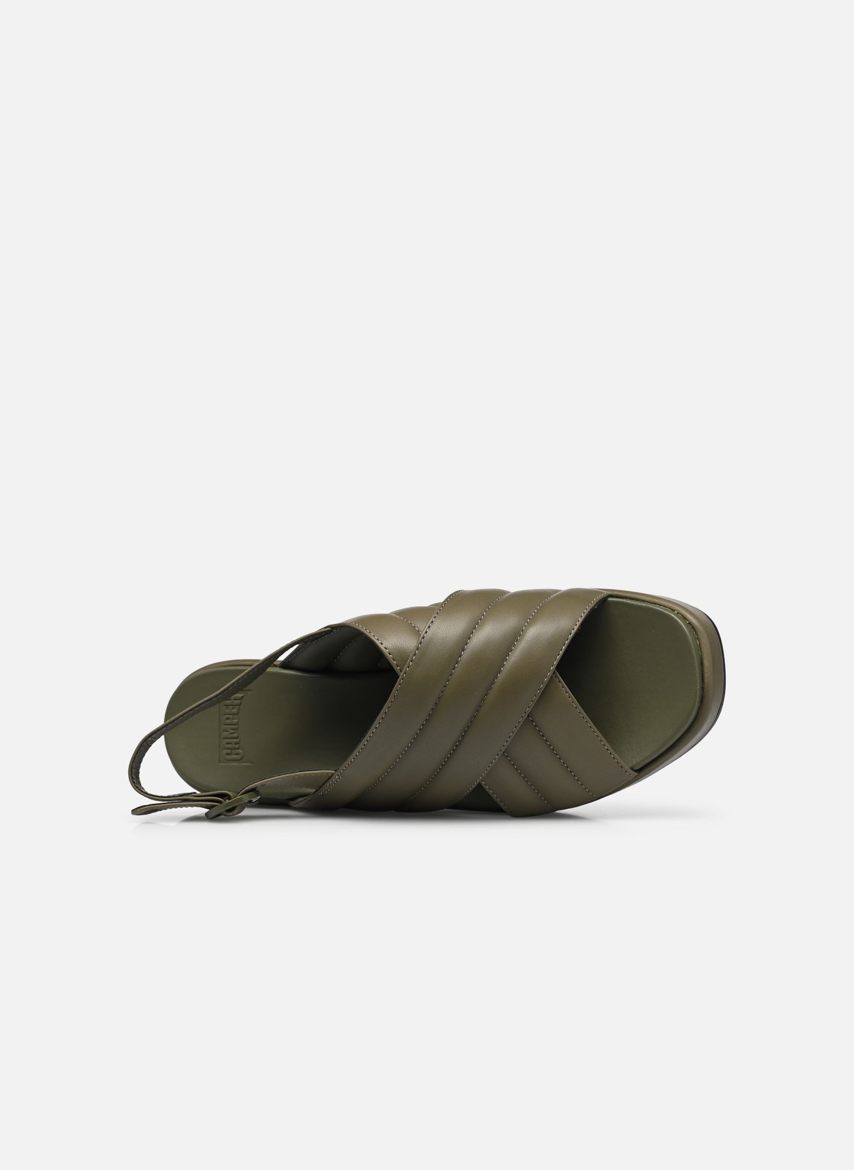 Sandalen met sleehak en plateau Misia K201351-005 dames groen Camper Sandalen met sleehak en plateau Misia K201351-005 dames groen SUPERSOFT ROMERO/MISIA SPRS RO