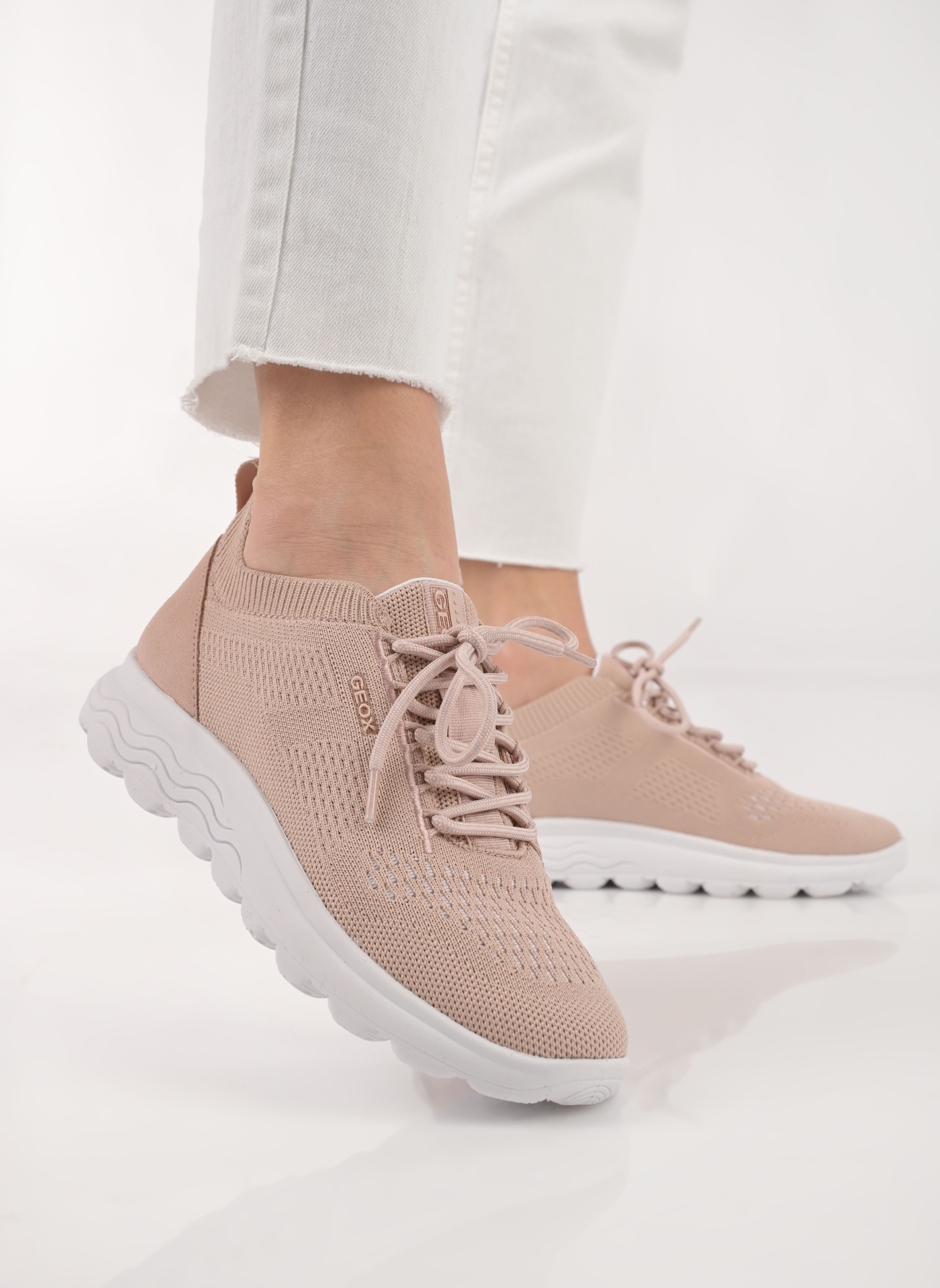 Baskets basses D SPHERICA femme beige Geox Baskets basses D SPHERICA femme beige Nude