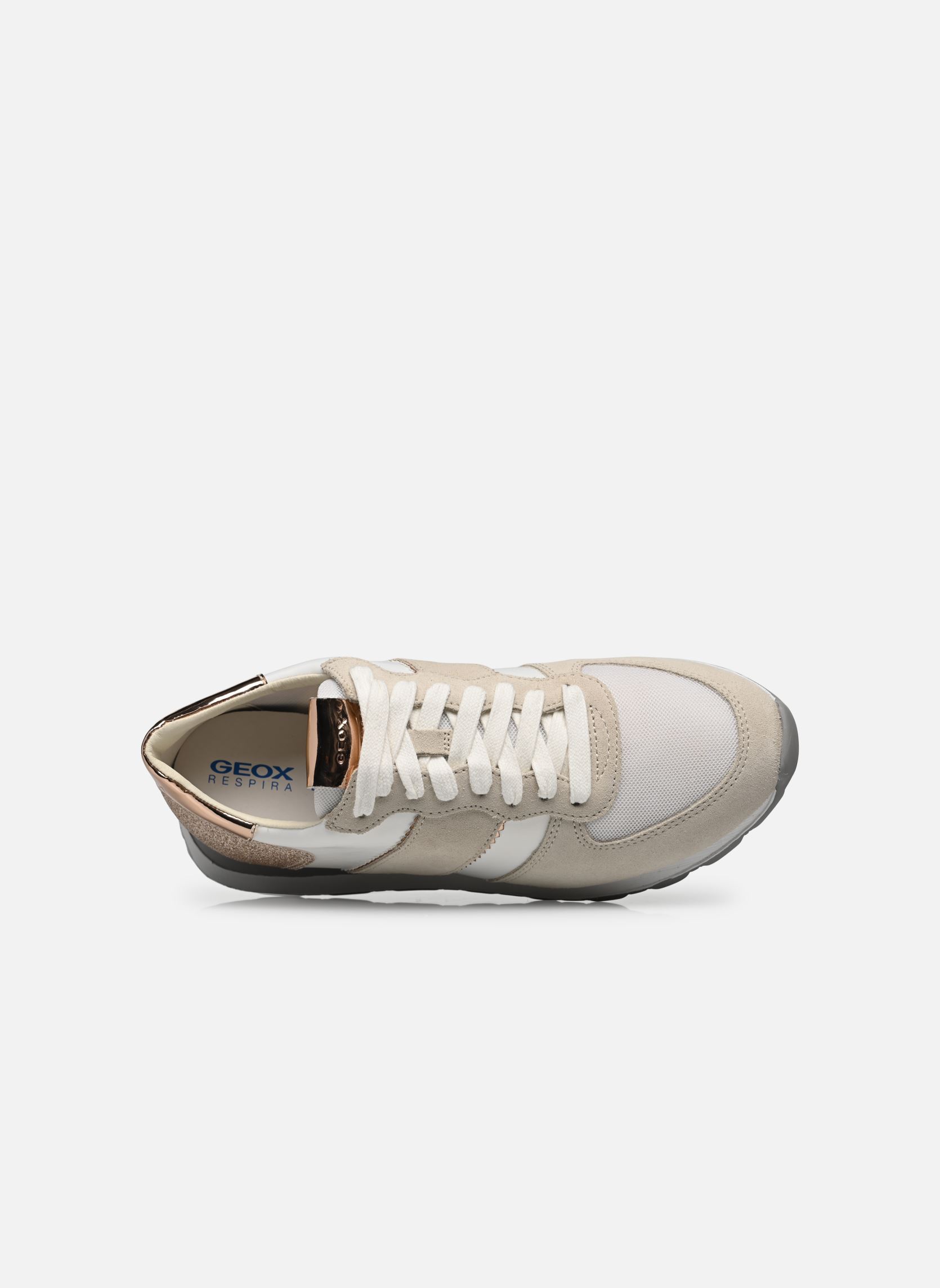 Lage sneakers D SPHERICA VSERIES dames wit Geox Lage sneakers D SPHERICA VSERIES dames wit OFF WHITE/ROSE GOLD