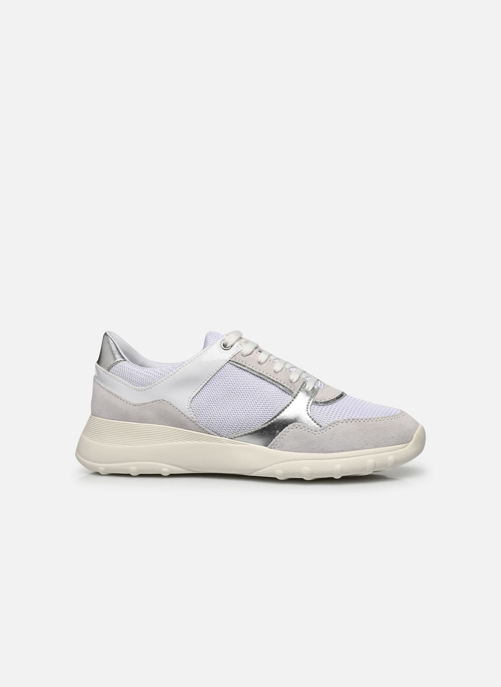 Sneakers basse D ALLENIEE donna bianco Geox Sneakers basse D ALLENIEE donna bianco BLANC / BLANC CASSÉ