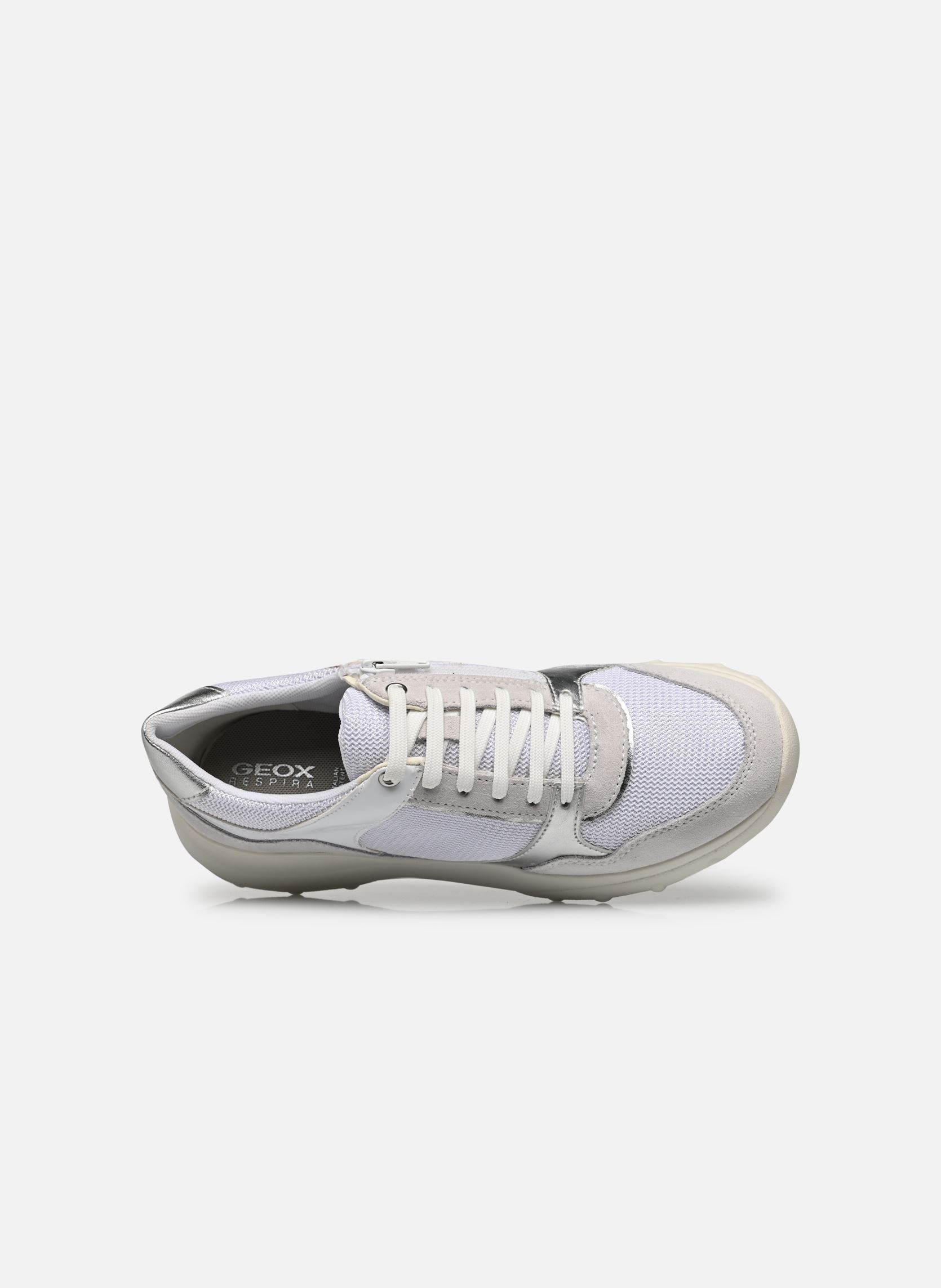 Sneakers basse D ALLENIEE donna bianco Geox Sneakers basse D ALLENIEE donna bianco BLANC / BLANC CASSÉ