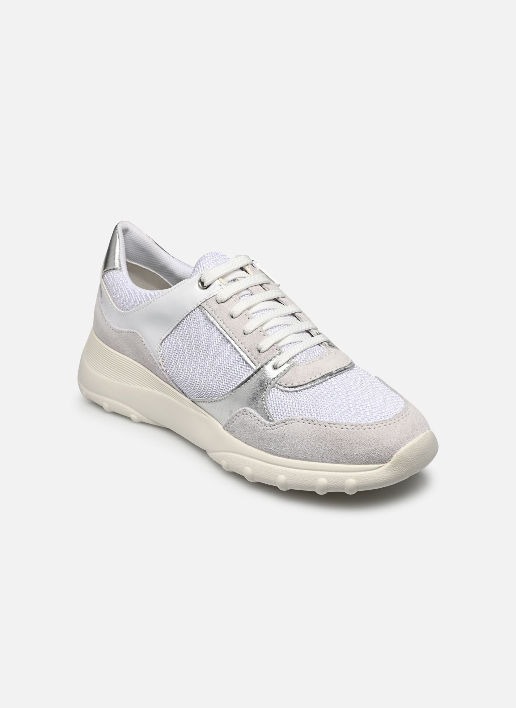 Sneakers basse D ALLENIEE donna bianco Geox Sneakers basse D ALLENIEE donna bianco BLANC / BLANC CASSÉ