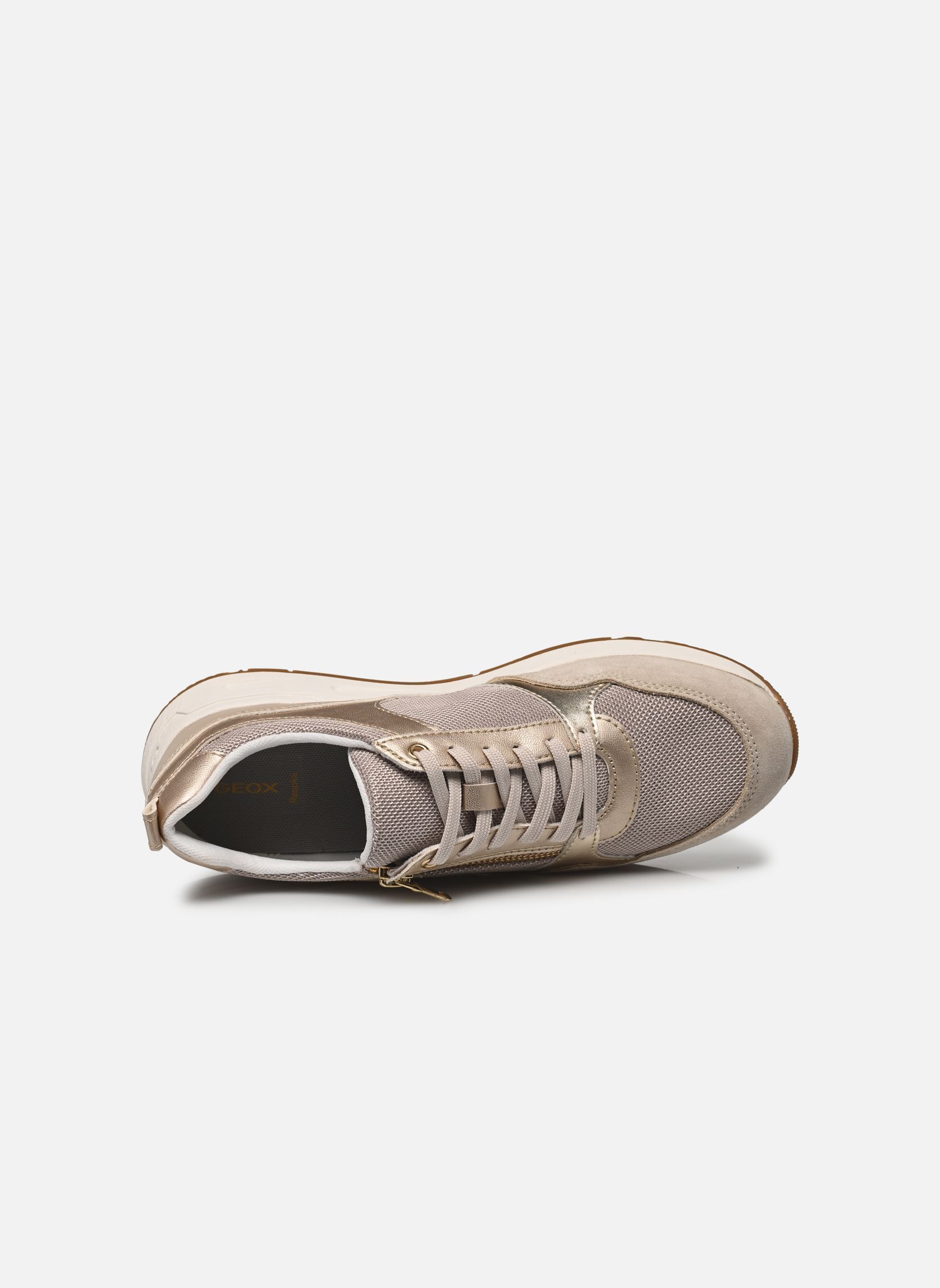 Niedrige Sneaker D BULMYA damen gold und bronze Geox Niedrige Sneaker D BULMYA damen gold und bronze OR CLAIR/BEIGE