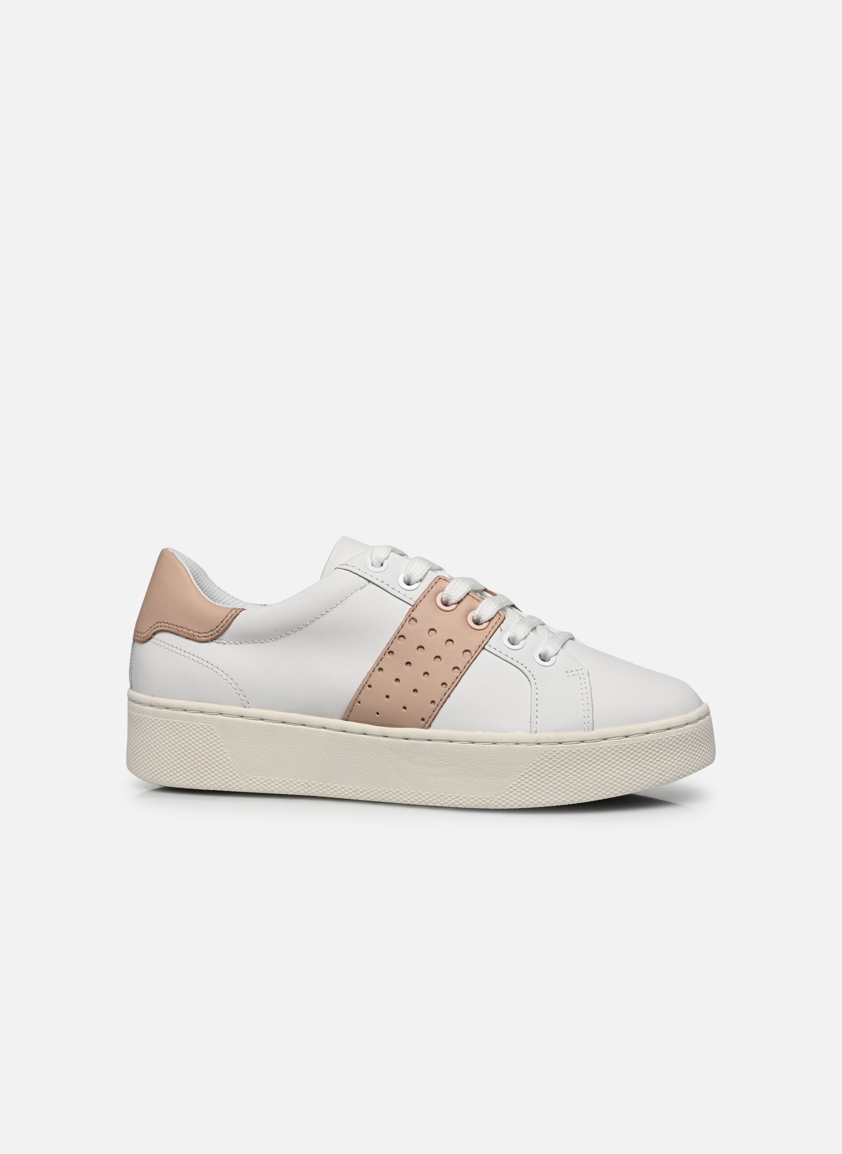 Lage sneakers D SKYELY dames wit Geox Lage sneakers D SKYELY dames wit WHITE/NUDE