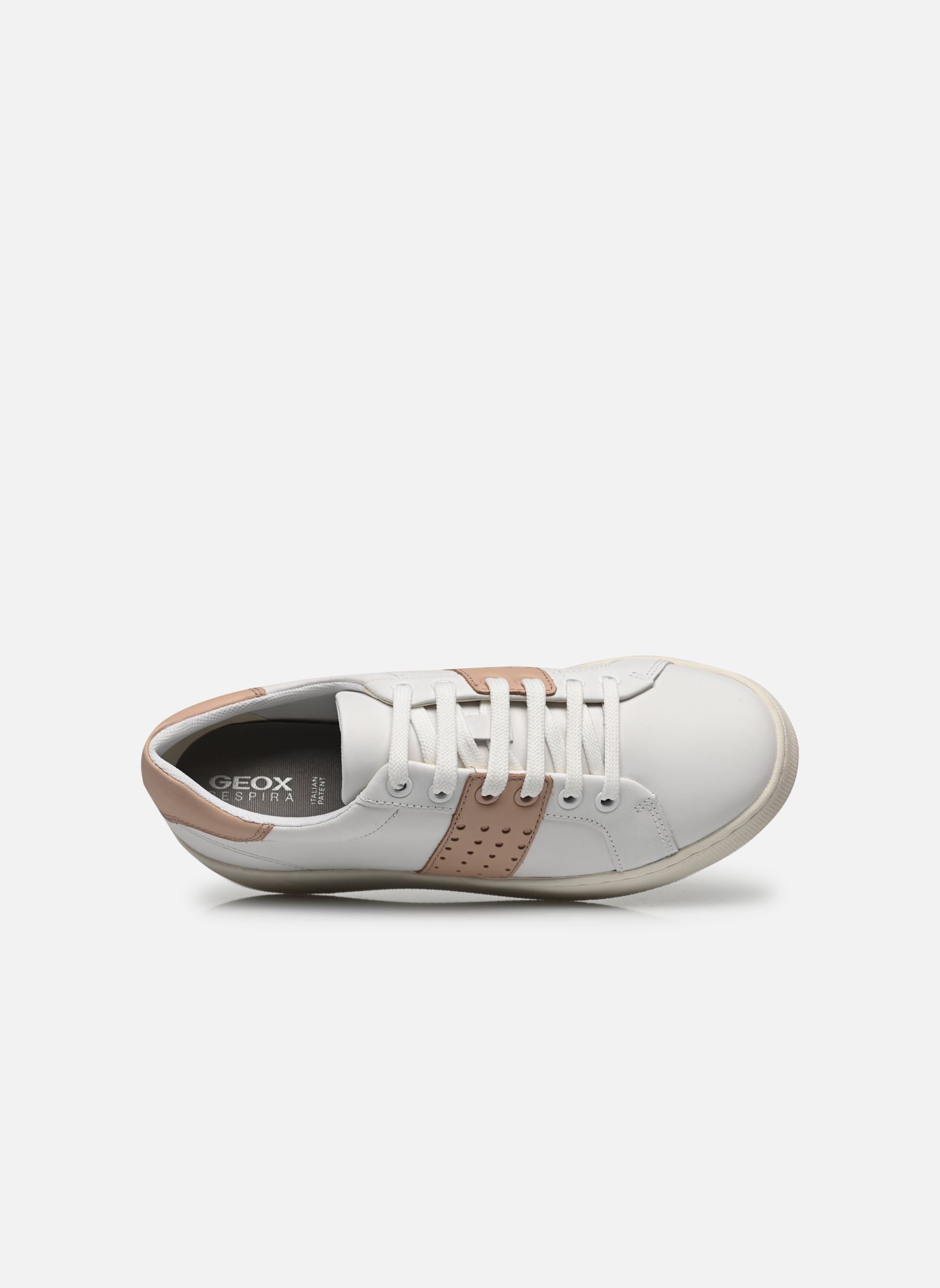 Lage sneakers D SKYELY dames wit Geox Lage sneakers D SKYELY dames wit WHITE/NUDE