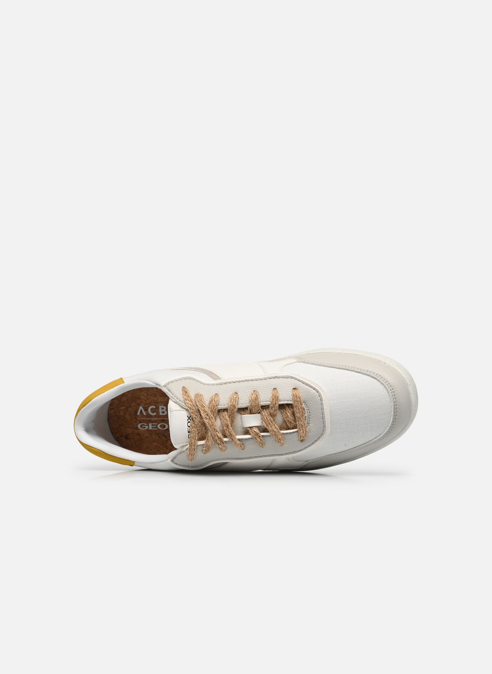 Baskets basses U WARRENS homme gris Geox Baskets basses U WARRENS homme gris GRIS CLAIR/BLANC