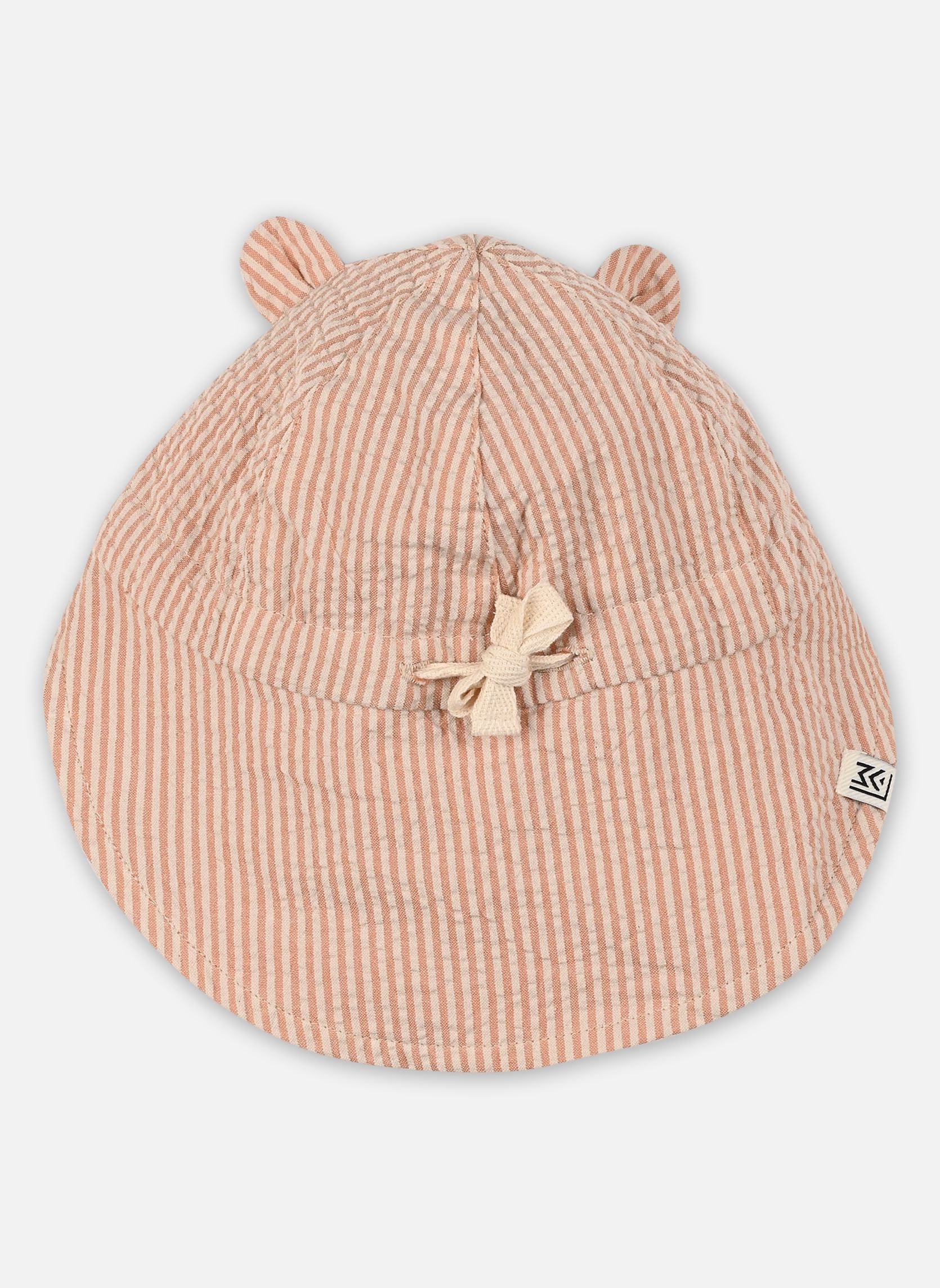 Cappelli Gorm reversible seersucker sun hat bambino rosa Liewood Cappelli Gorm reversible seersucker sun hat bambino rosa Y/D STRIPE: TUSCANY ROSE/SANDY