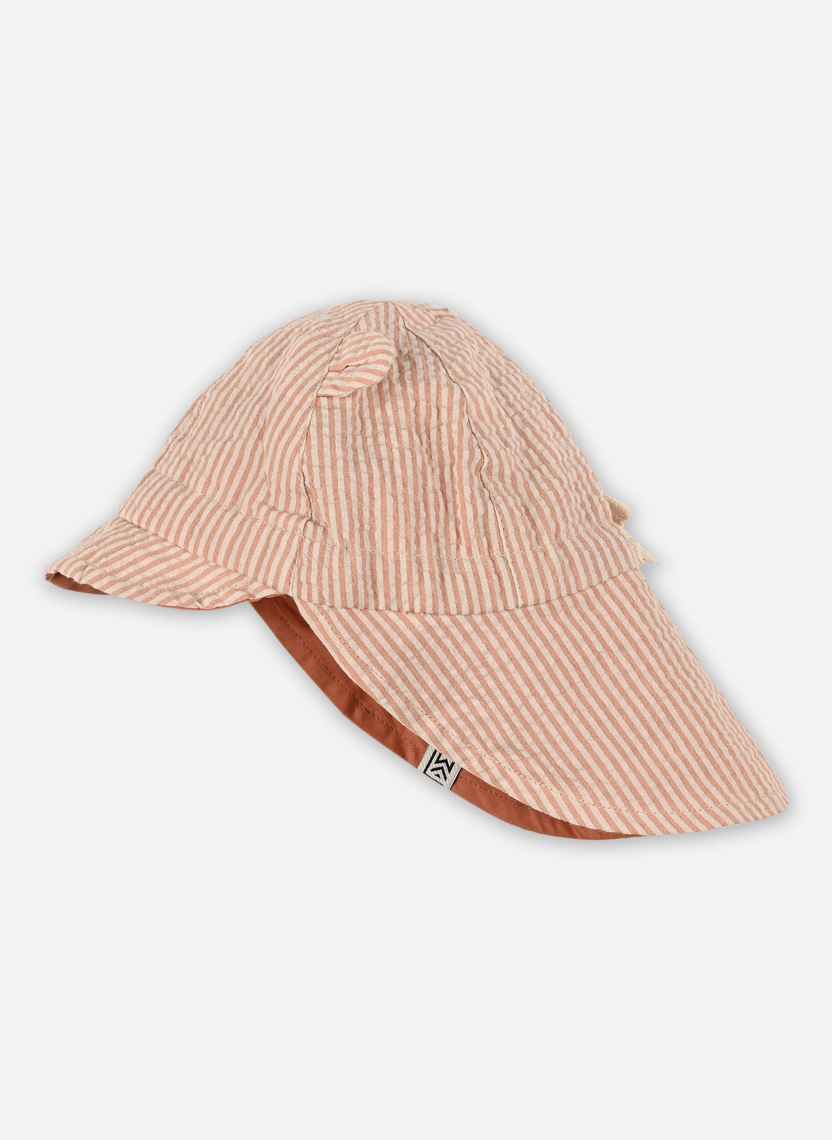 Cappelli Gorm reversible seersucker sun hat bambino rosa Liewood Cappelli Gorm reversible seersucker sun hat bambino rosa Y/D STRIPE: TUSCANY ROSE/SANDY