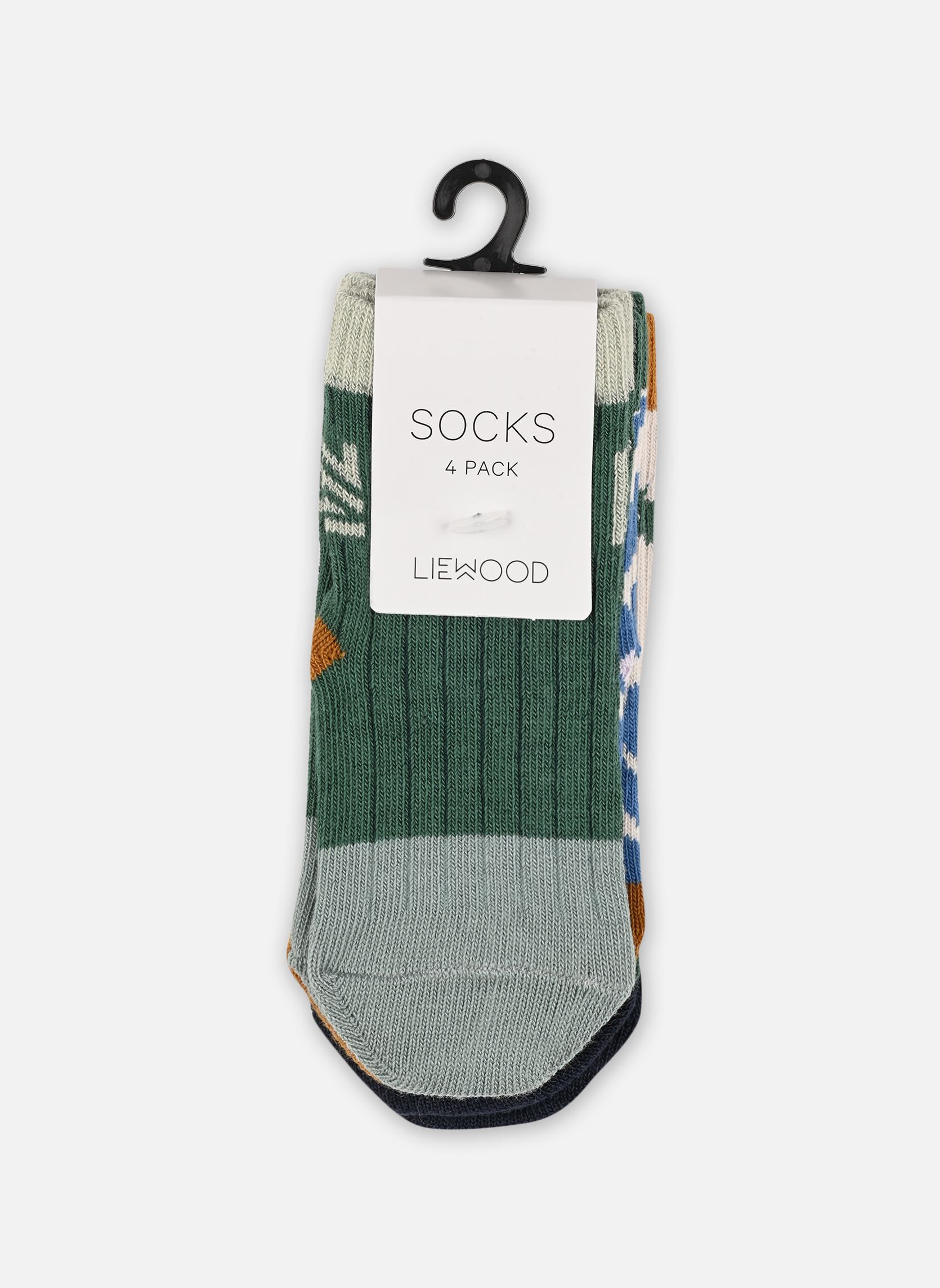 Calcetines Silas cotton socks - 4 pack niño blanco Liewood Calcetines Silas cotton socks - 4 pack niño blanco Paint stroke Sandy