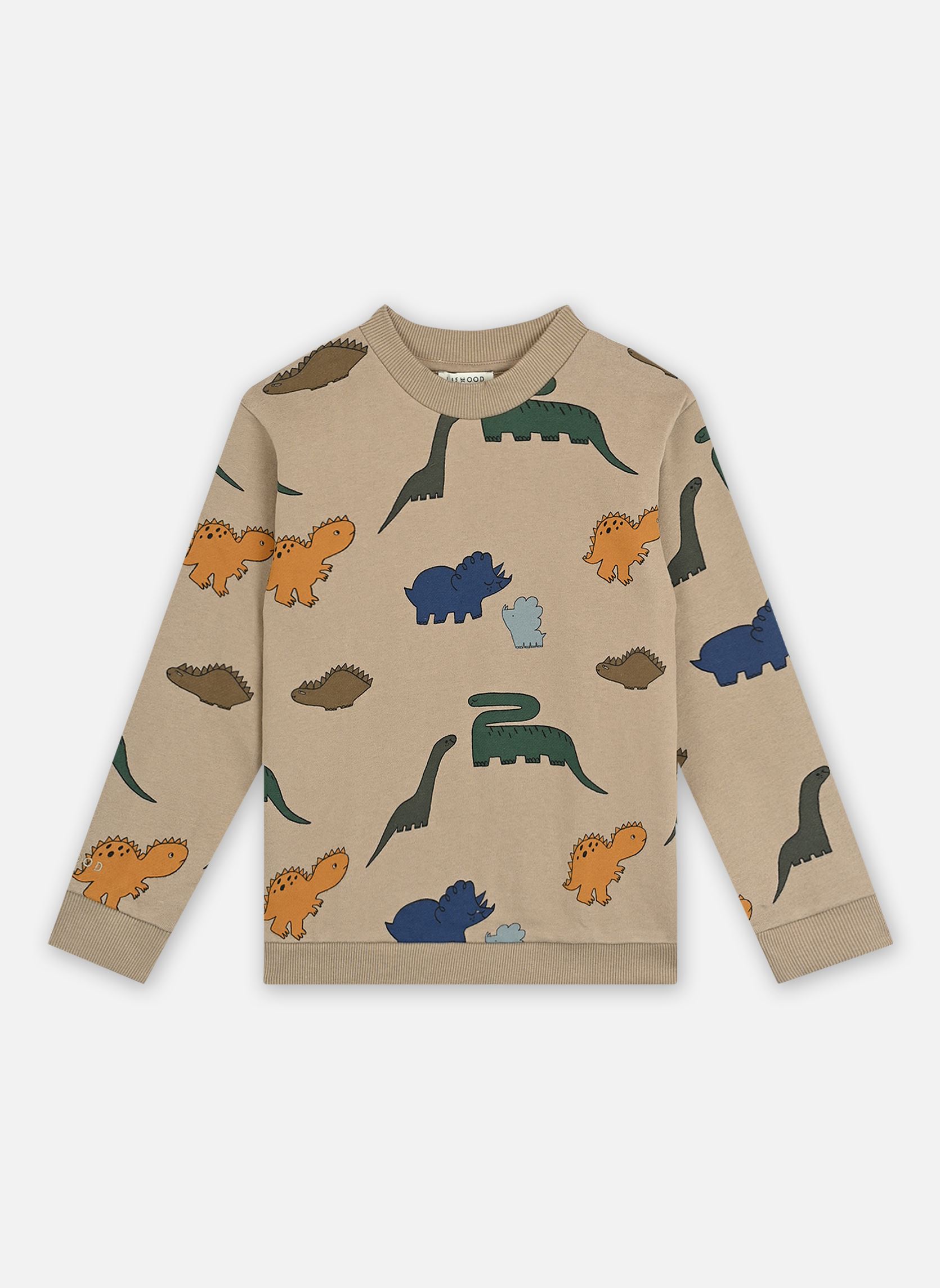 Sweatshirts Thora printed sweatshirt grau Liewood Sweatshirts Thora printed sweatshirt grau Dinosaurs / Mist