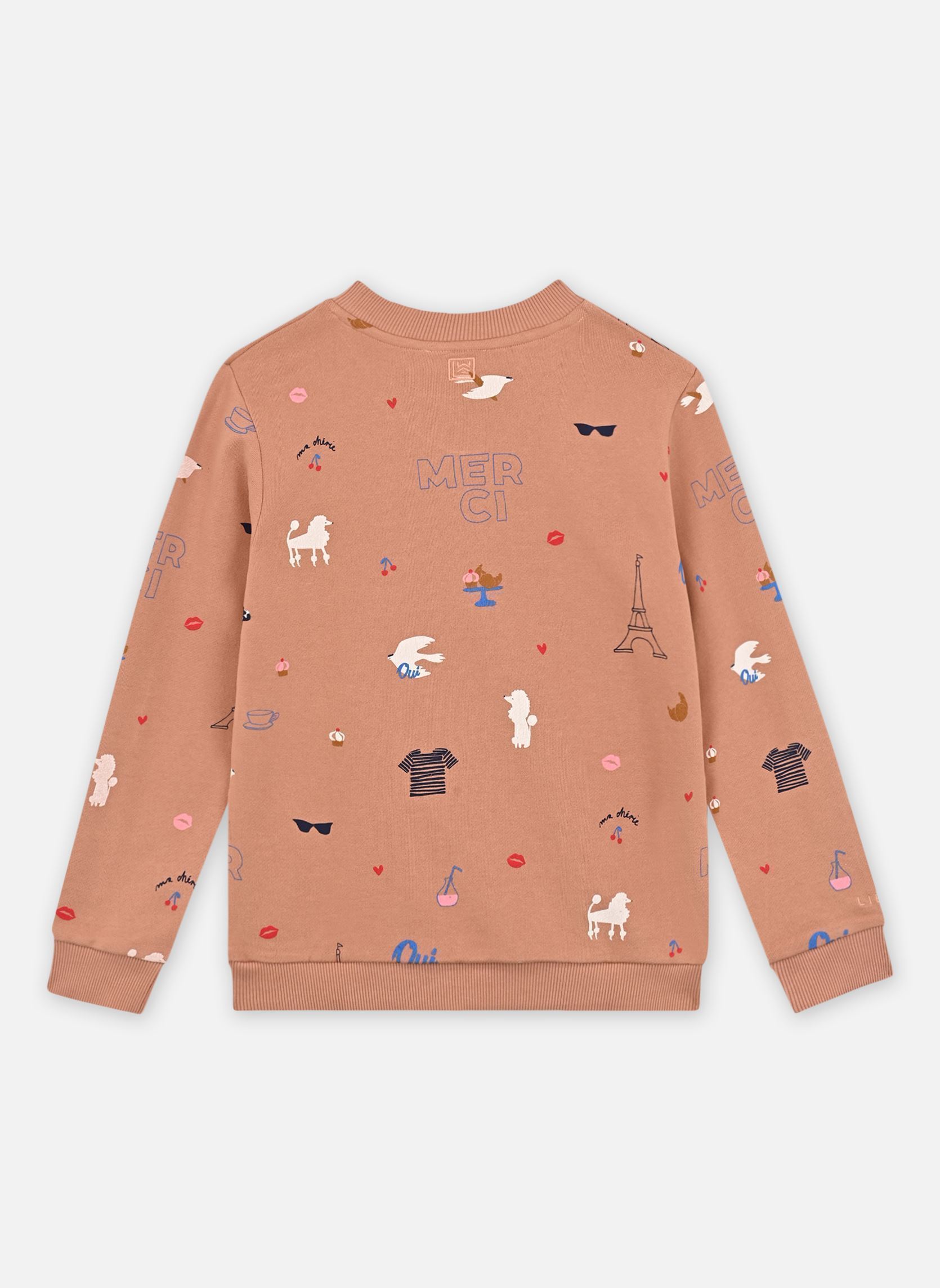 Sweats Thora printed sweatshirt rose Liewood Sweats Thora printed sweatshirt rose Paris / Pale tuscany