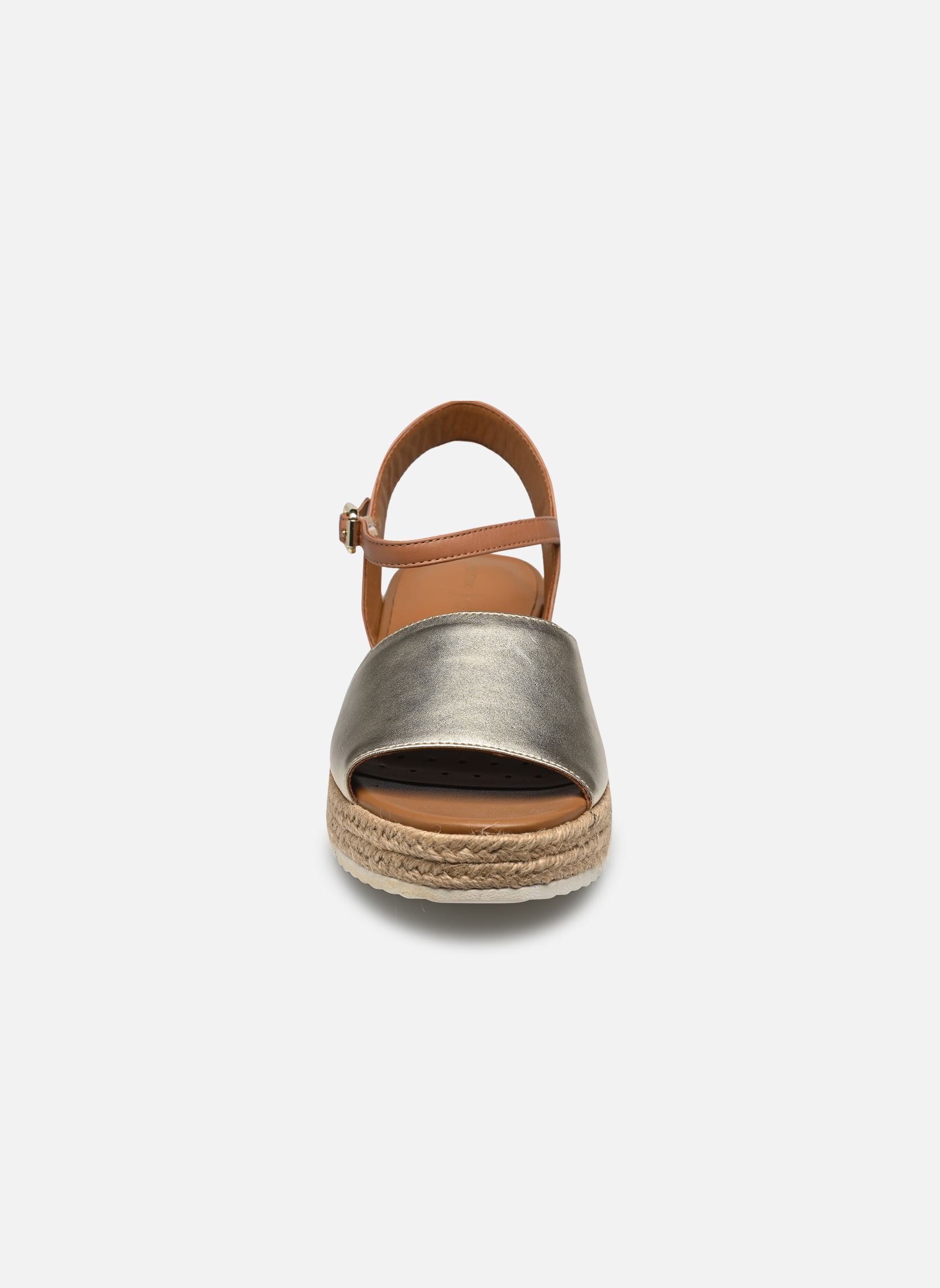 Sandalen D EOLIE damen gold und bronze Geox Sandalen D EOLIE damen gold und bronze LT GOLD/CAMEL