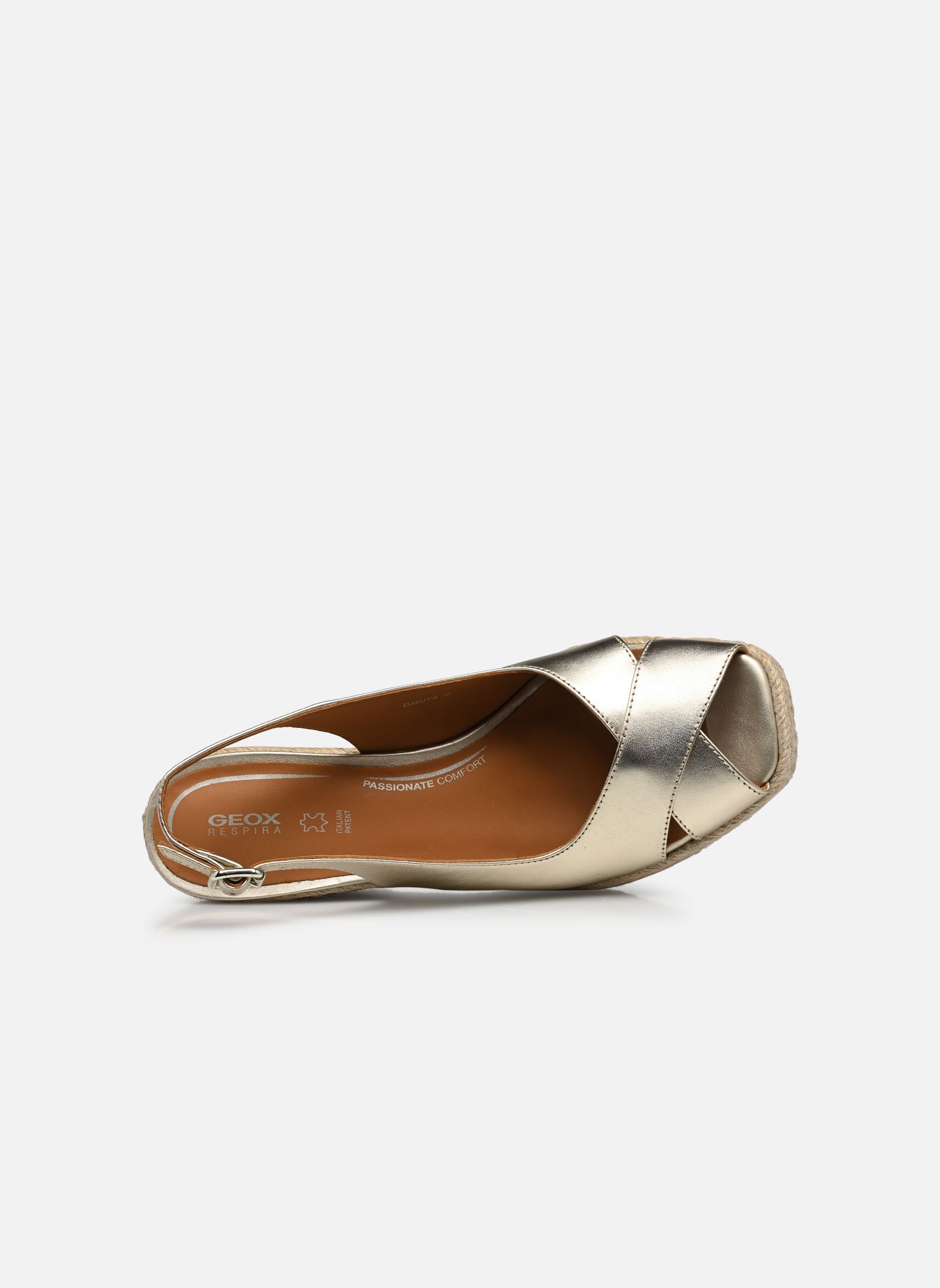 Keil- und Plateausandalen D PANAREA damen gold und bronze Geox Keil- und Plateausandalen D PANAREA damen gold und bronze OR PÂLE