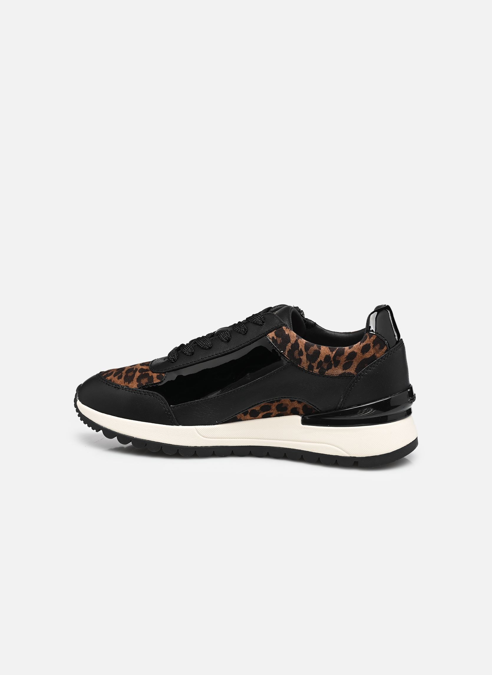 Lage sneakers D DESYA dames zwart Geox Lage sneakers D DESYA dames zwart BLACK/NUT