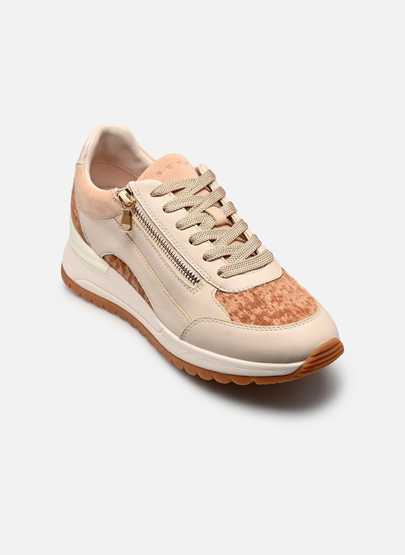 Baskets basses D DESYA femme beige Geox Baskets basses D DESYA femme beige PAPYRUS