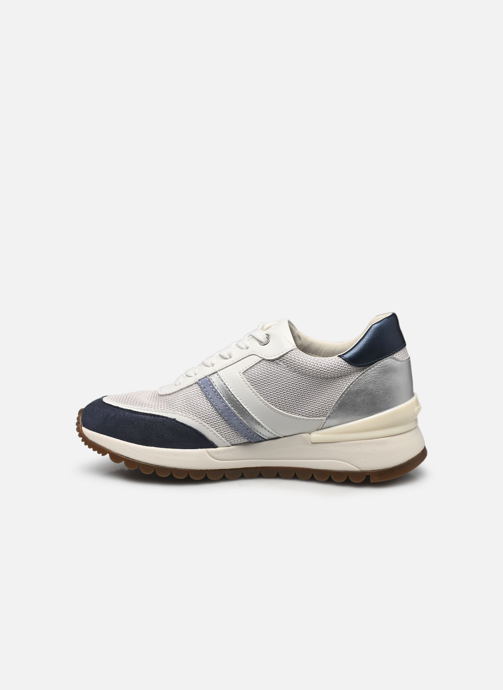 Niedrige Sneaker D DESYA damen weiß Geox Niedrige Sneaker D DESYA damen weiß BLANC CASSÉ / ARGENT