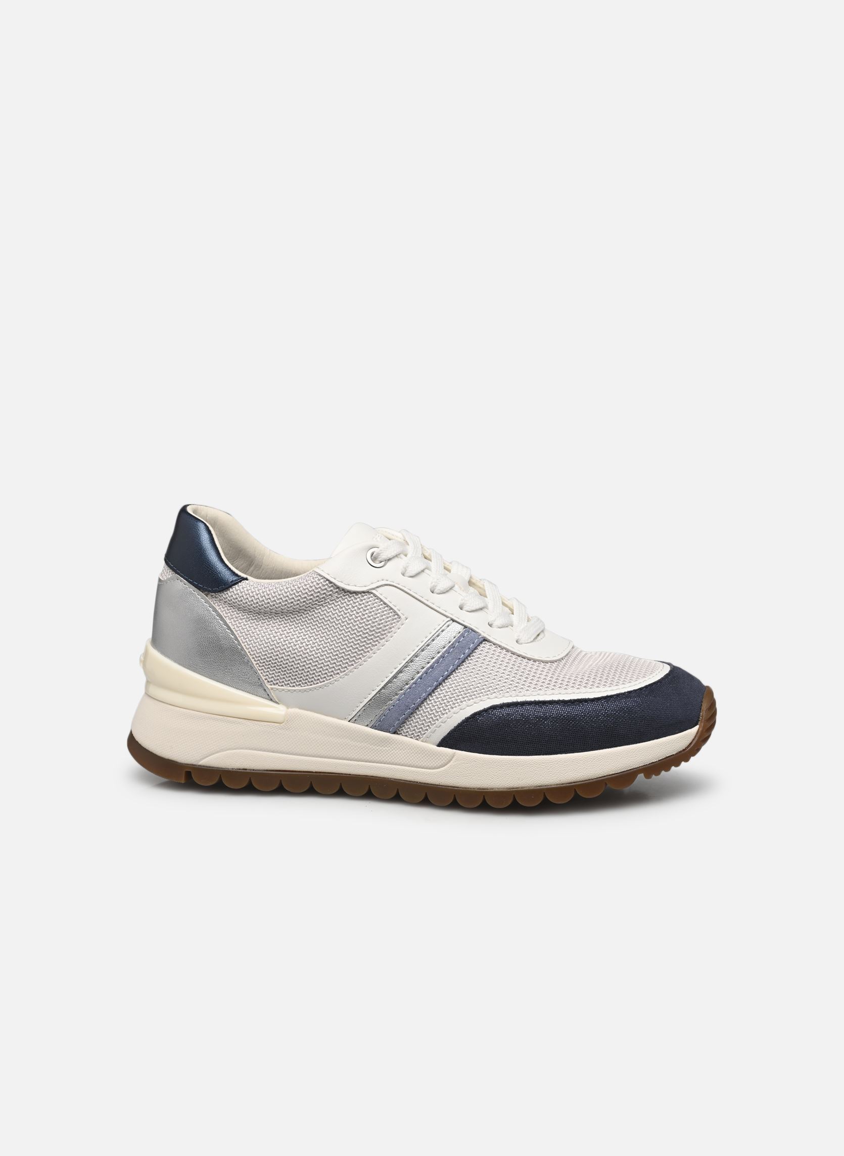 Niedrige Sneaker D DESYA damen weiß Geox Niedrige Sneaker D DESYA damen weiß BLANC CASSÉ / ARGENT