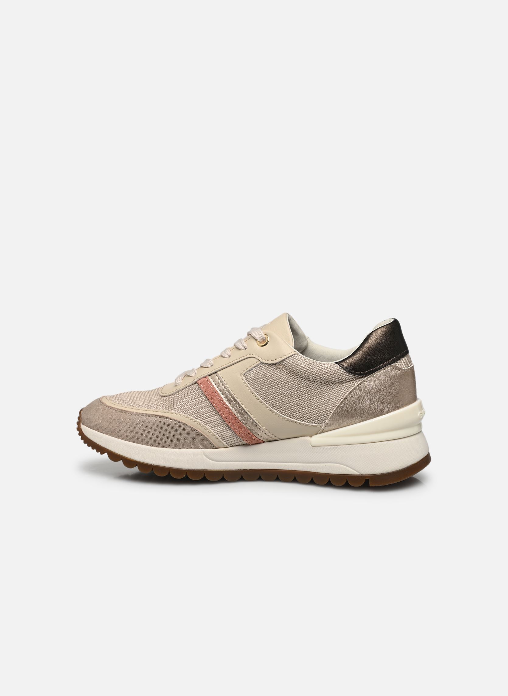 Niedrige Sneaker D DESYA damen braun Geox Niedrige Sneaker D DESYA damen braun TAUPE PÂLE / OR PÂLE