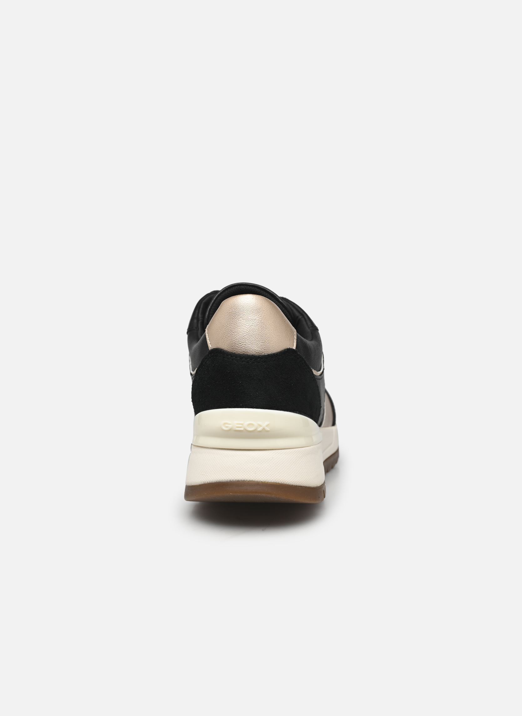Niedrige Sneaker D DESYA damen schwarz Geox Niedrige Sneaker D DESYA damen schwarz BLACK/LT GOLD