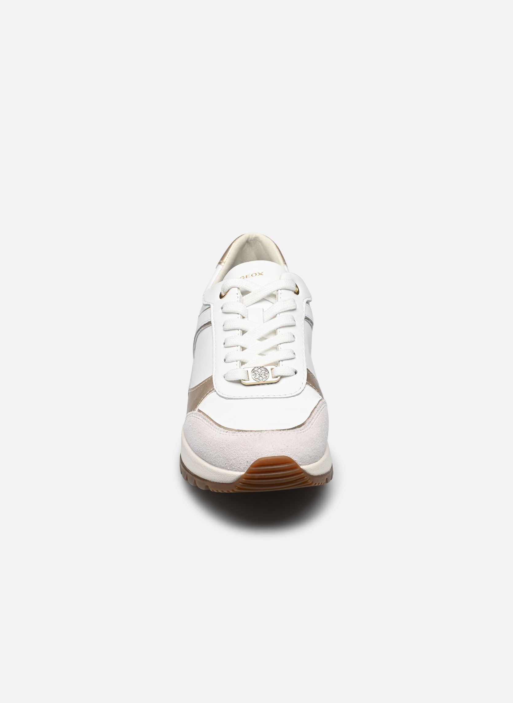Baskets basses D DESYA femme blanc Geox Baskets basses D DESYA femme blanc WHITE/LT GOLD