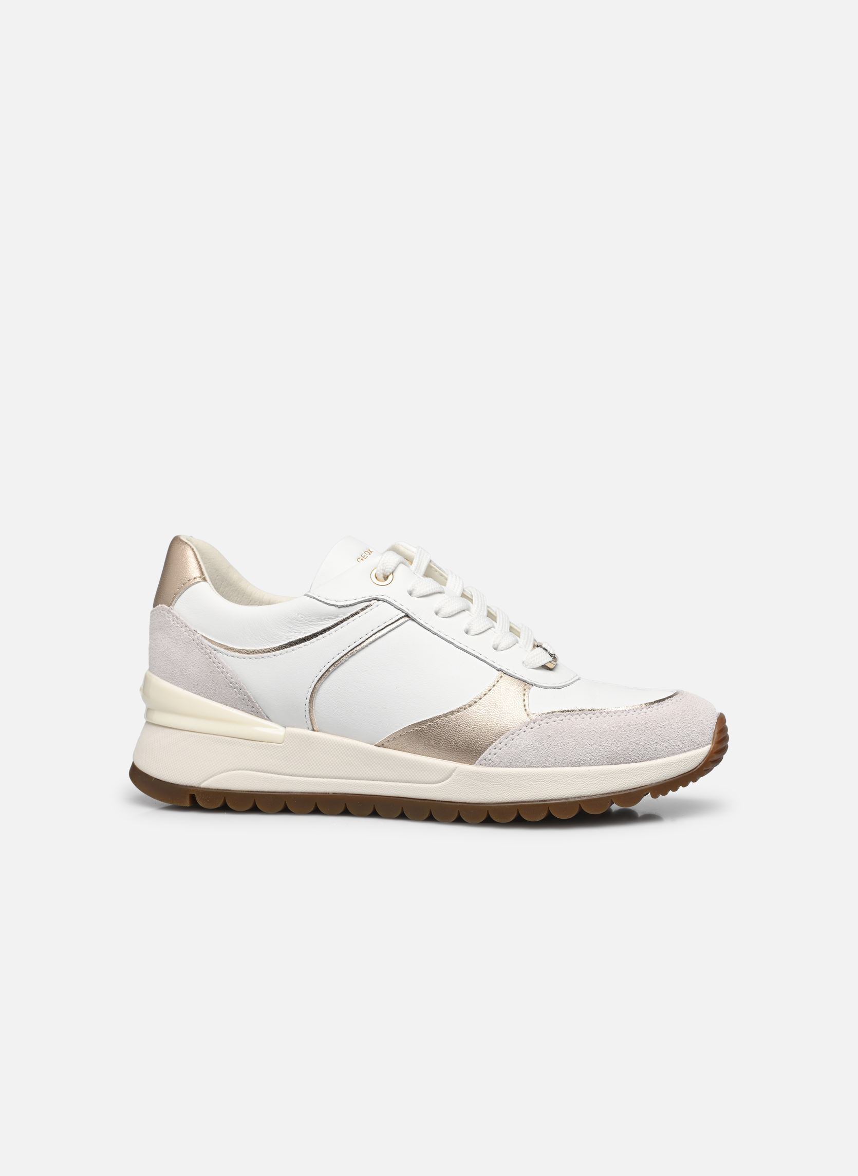 Baskets basses D DESYA femme blanc Geox Baskets basses D DESYA femme blanc WHITE/LT GOLD